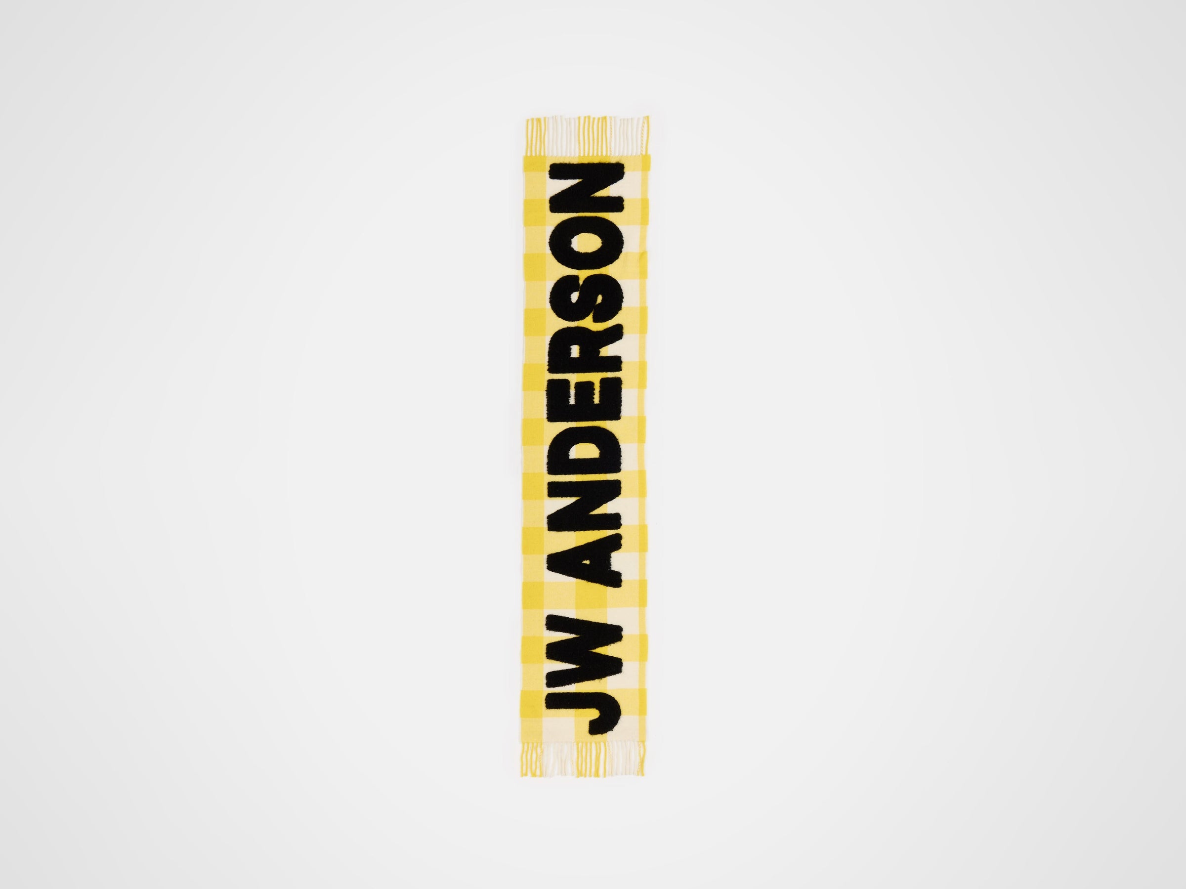 logo scarf yellow Product Front 9