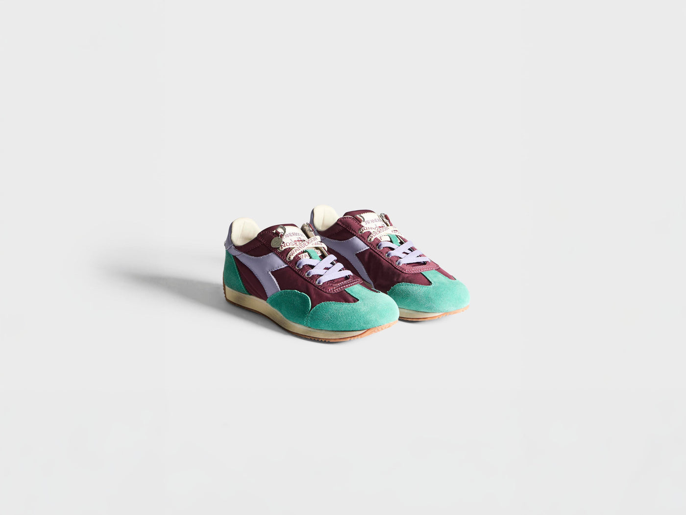 WOMENS JW ANDERSON X DIADORA EQUIPE TRAINERS IN EMPIRE RED