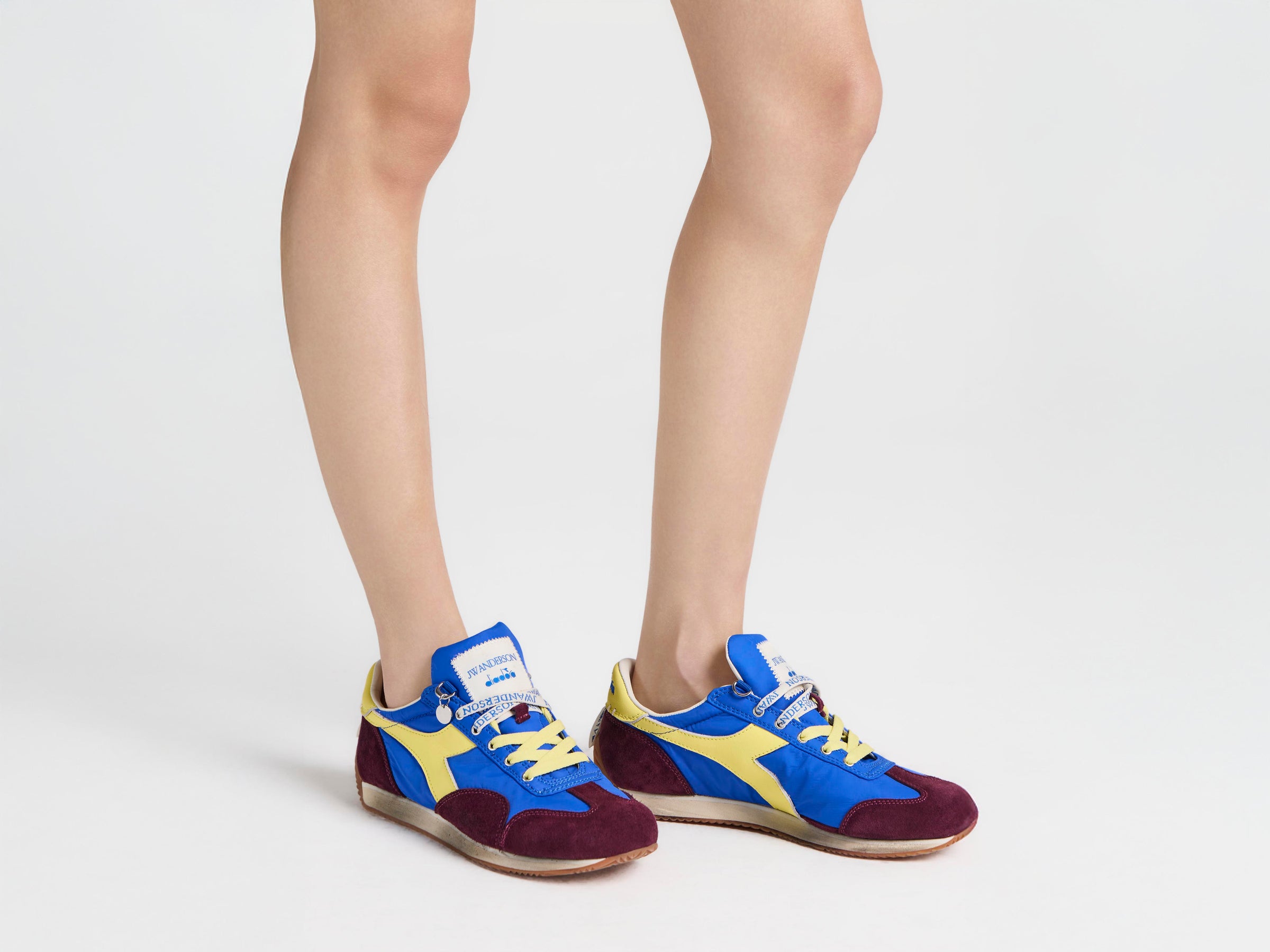 MENS JW ANDERSON X DIADORA EQUIPE TRAINERS IN PRINCESS BLUE