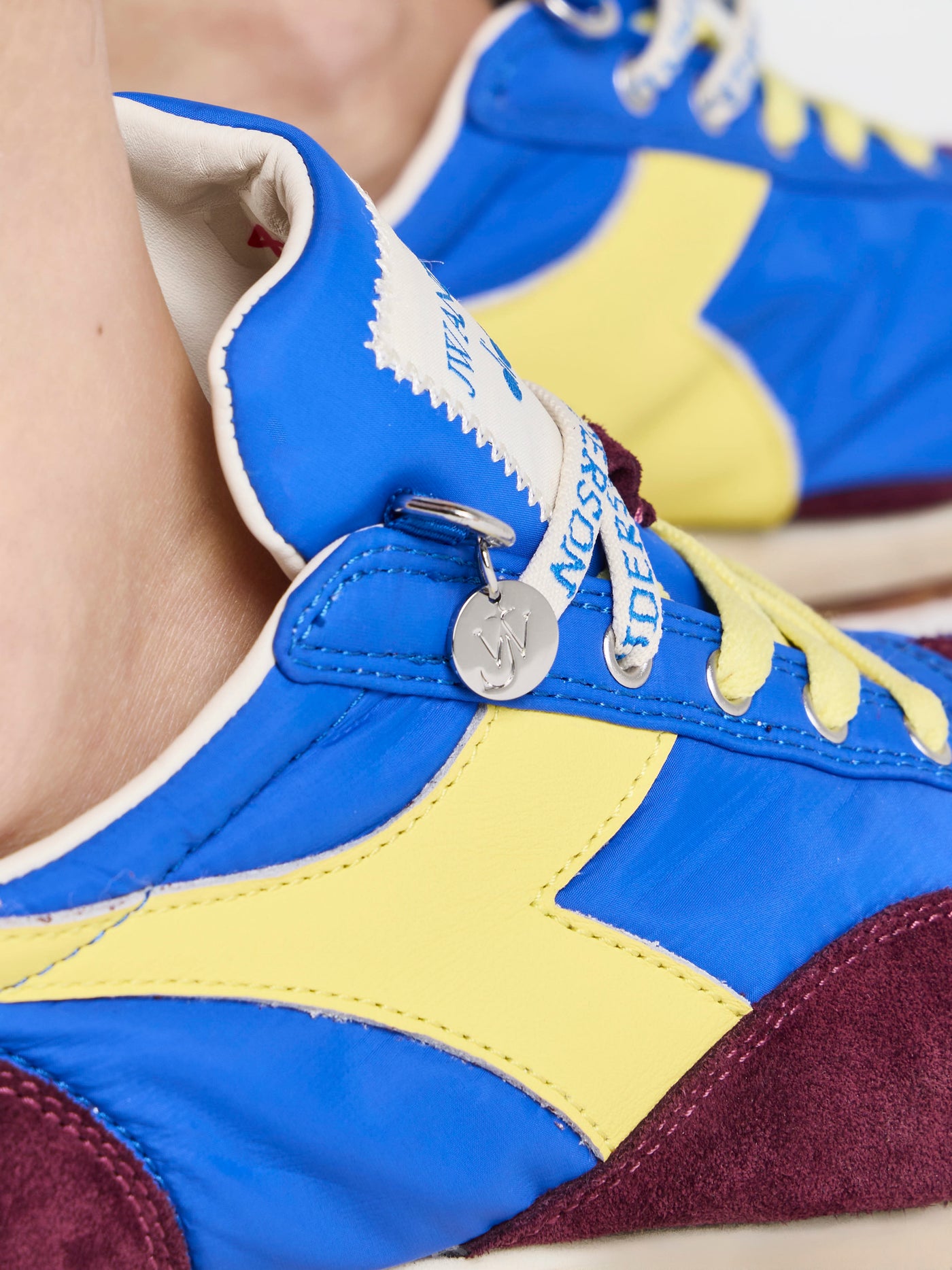 MENS JW ANDERSON X DIADORA EQUIPE TRAINERS IN PRINCESS BLUE