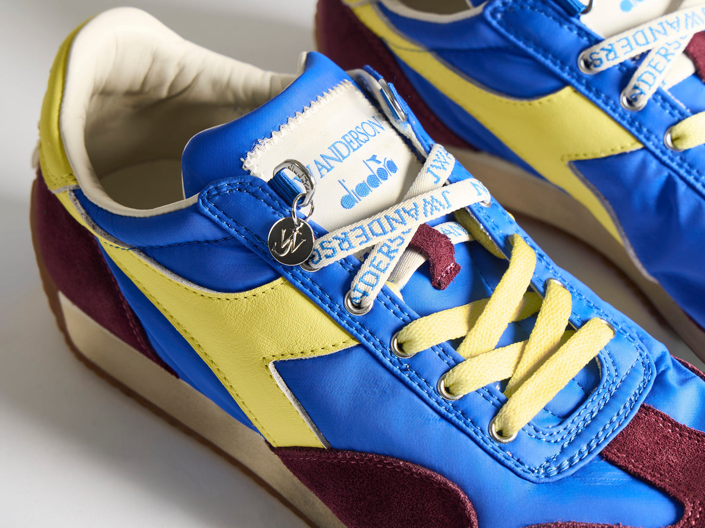 MENS JW ANDERSON X DIADORA EQUIPE TRAINERS IN PRINCESS BLUE
