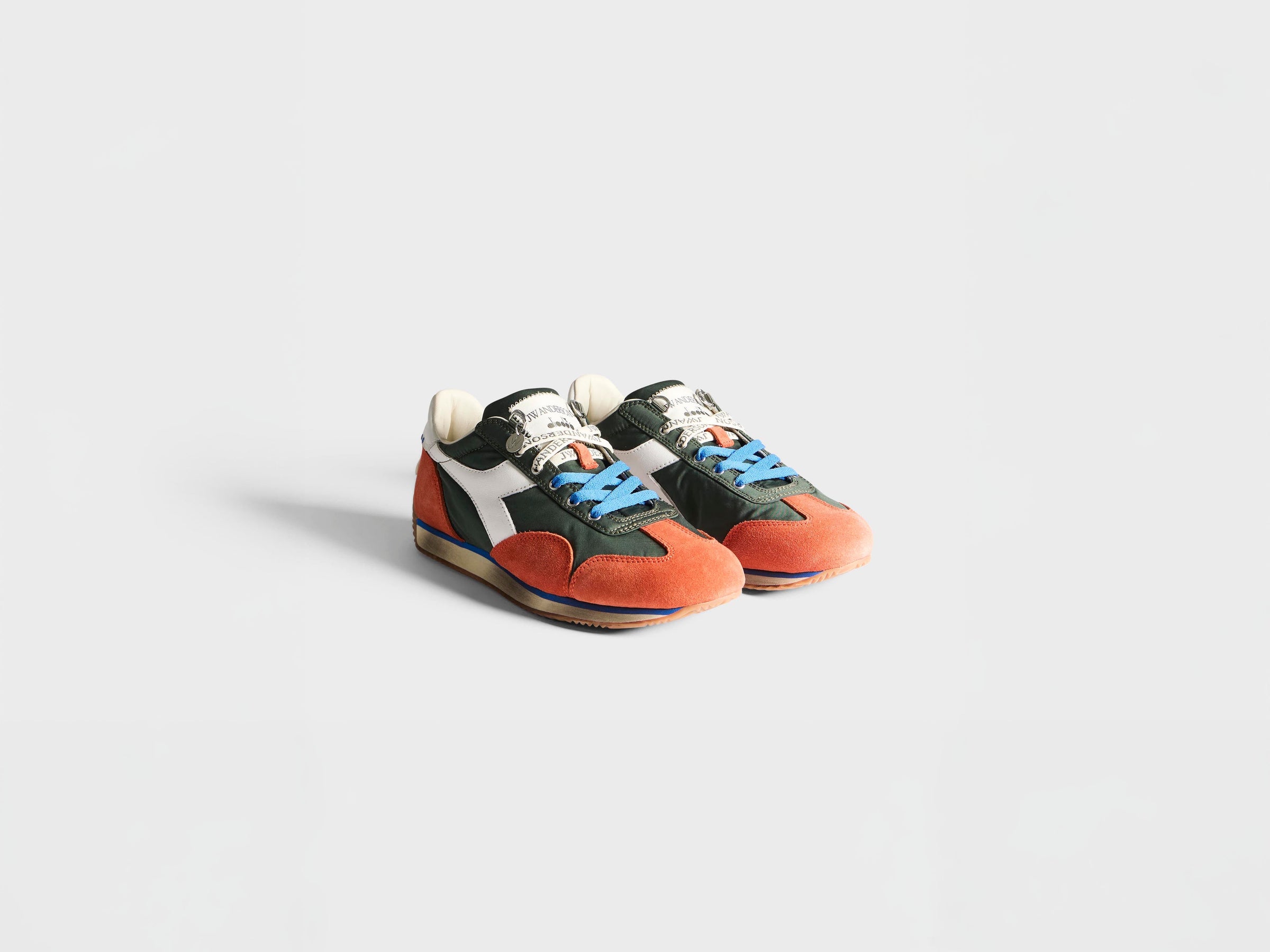 WOMENS JW ANDERSON X DIADORA EQUIPE TRAINERS IN GREEN NIGHT