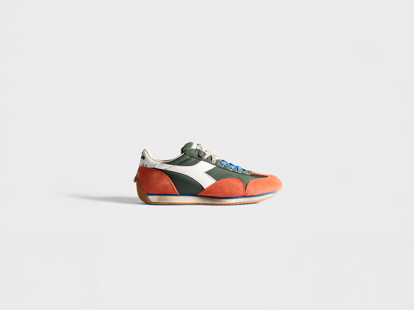 MENS JW ANDERSON X DIADORA EQUIPE TRAINERS IN  GREEN NIGHT