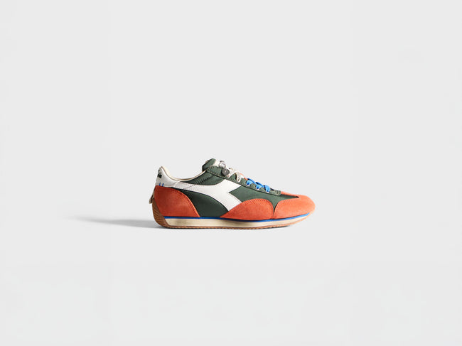 MENS JW ANDERSON X DIADORA EQUIPE TRAINERS IN  GREEN NIGHT