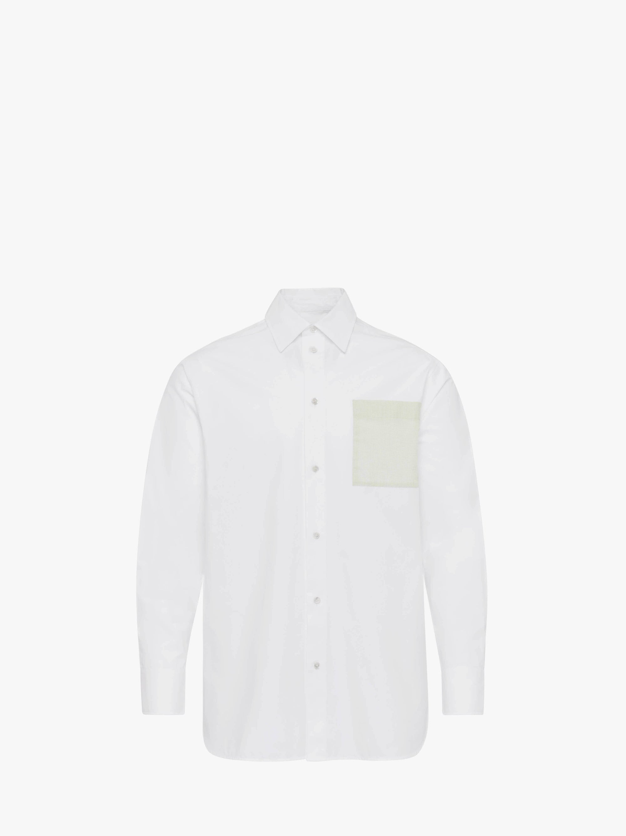 CONTRAST PATCH POCKET SHIRT