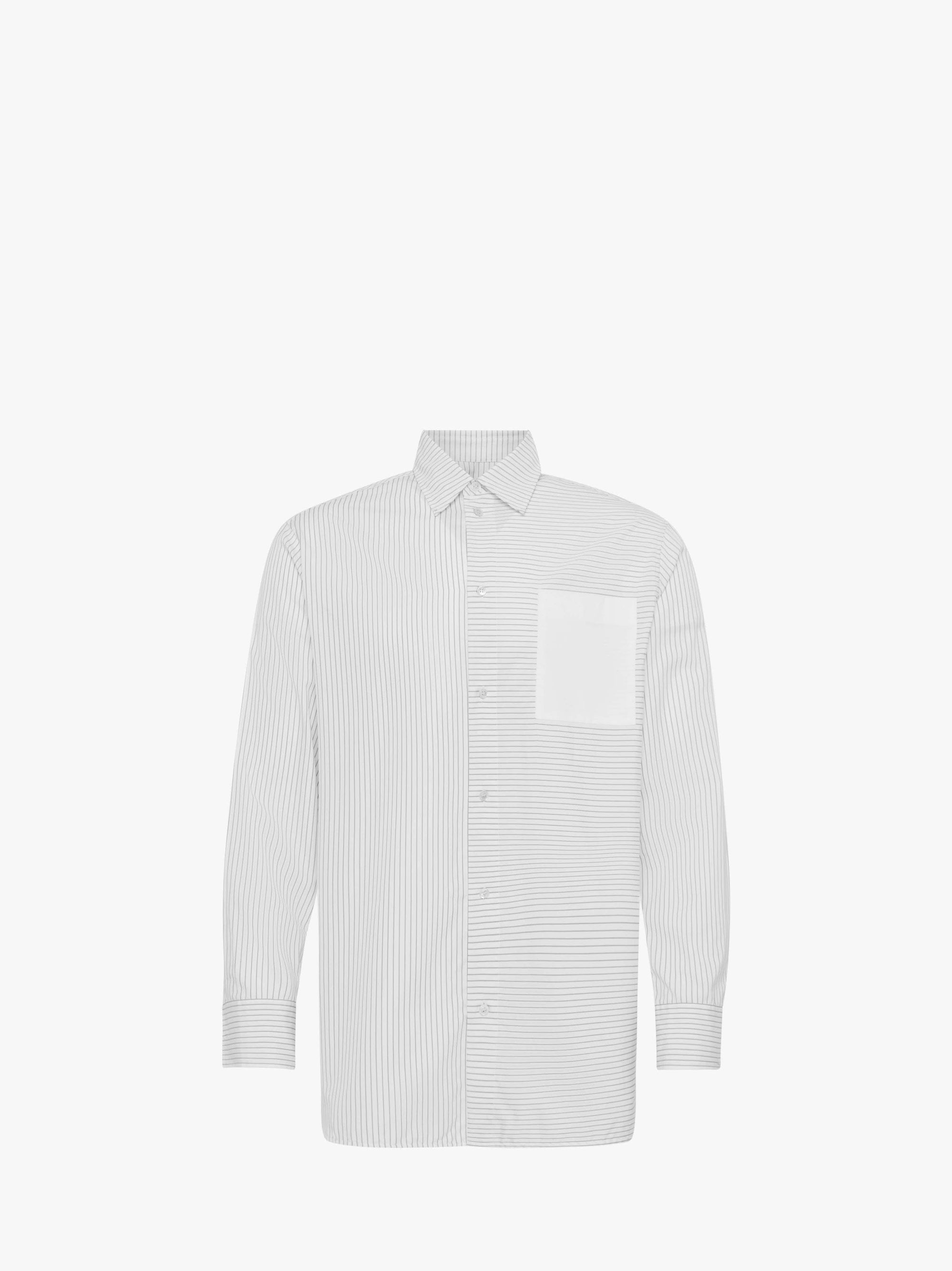 CONTRAST PATCH POCKET SHIRT