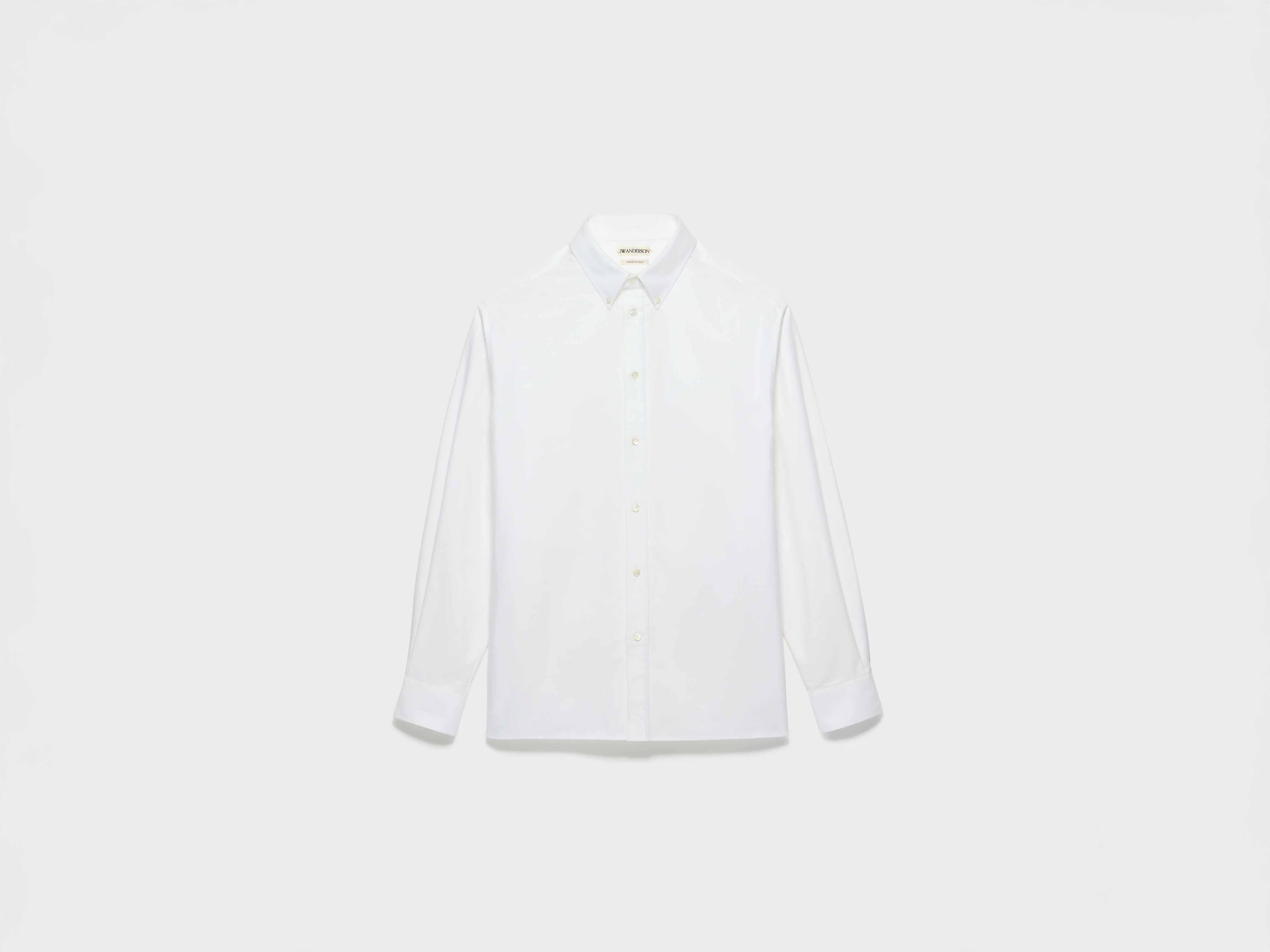 MENS CLASSIC SHIRT IN WHITE in WHITE SH0366PG172600144 | JW