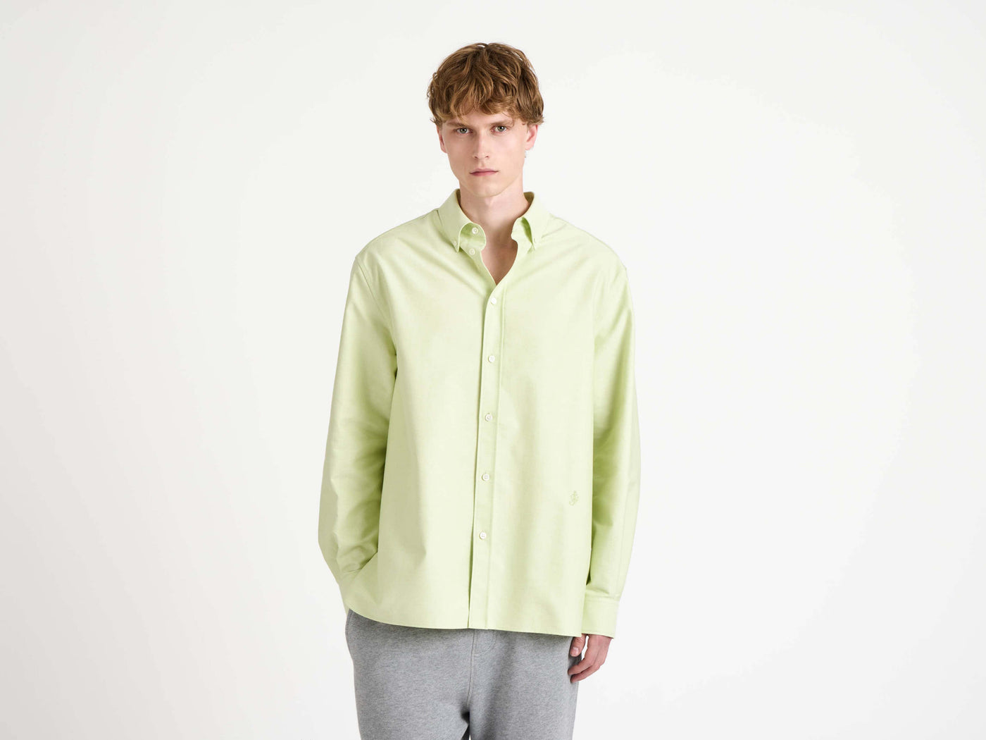 classic shirt lime Model Detail 3