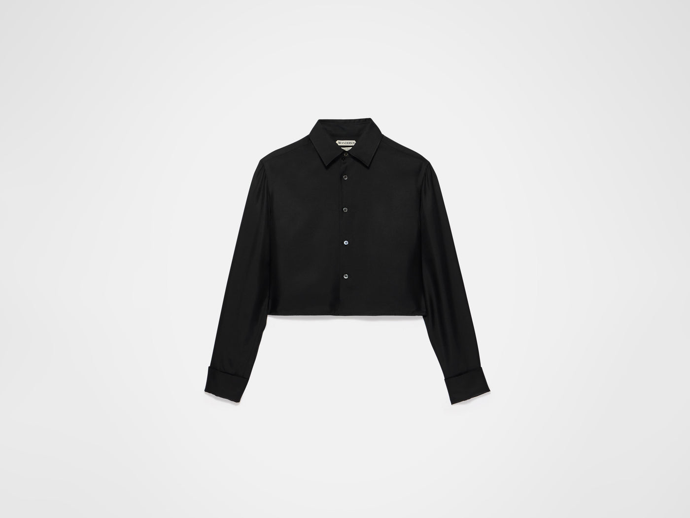 cropped shirt black Product Front 8