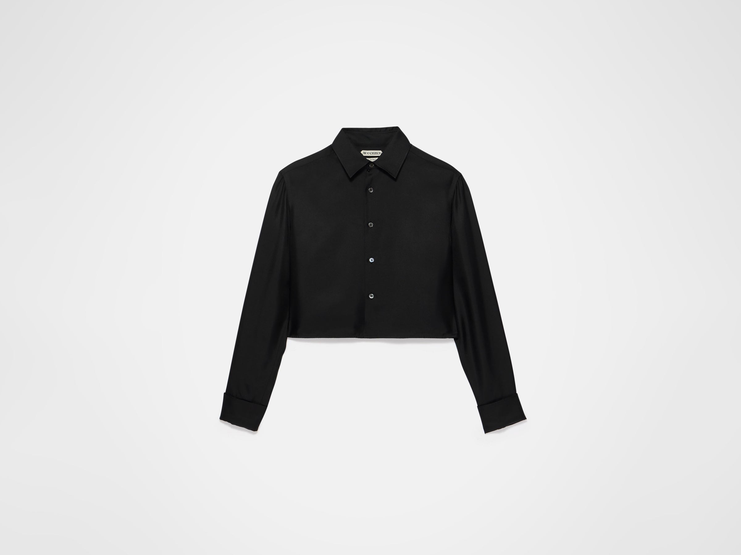 cropped shirt black Product Front 8