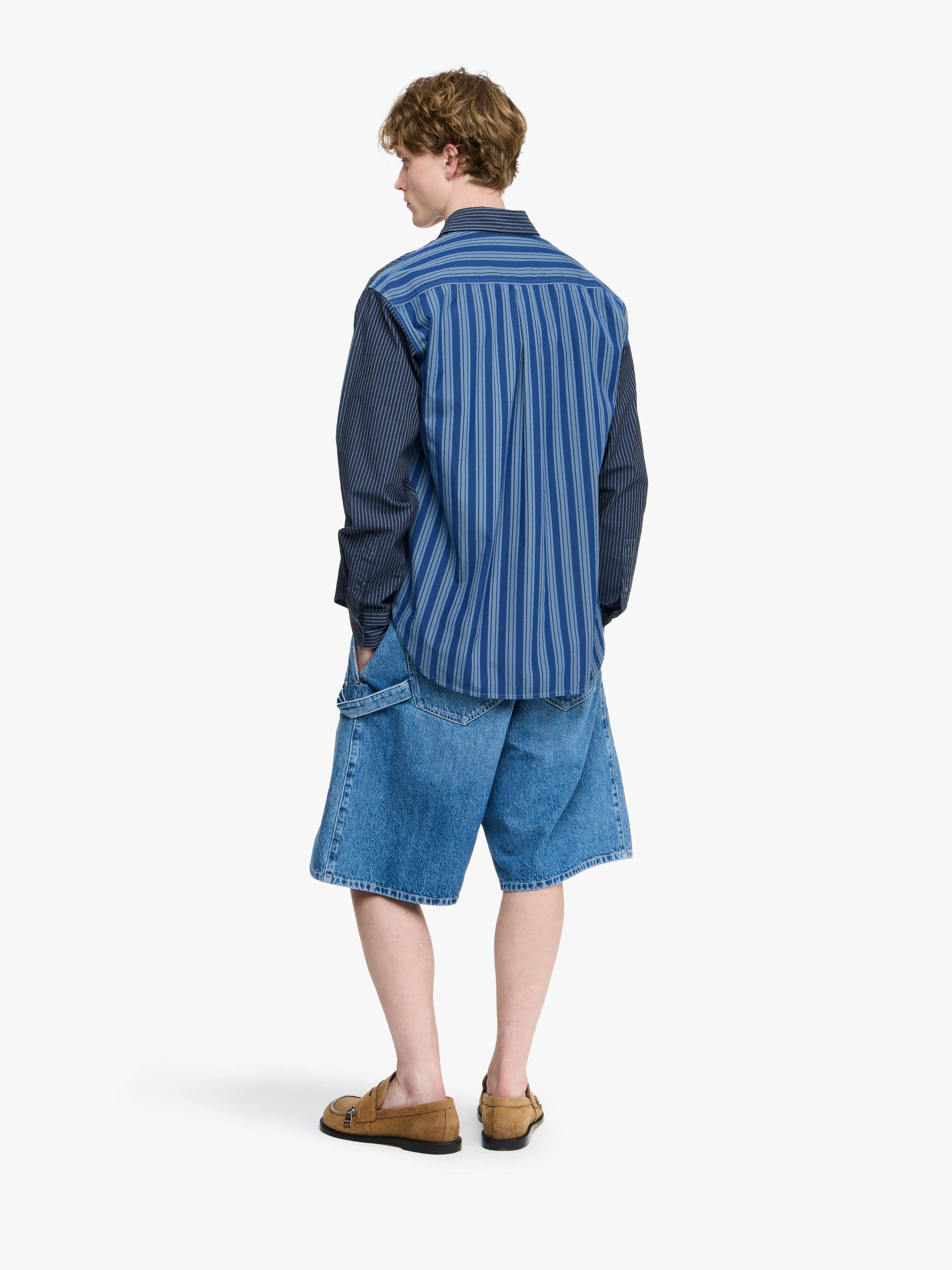 PATCHWORK STRIPED SHIRT
