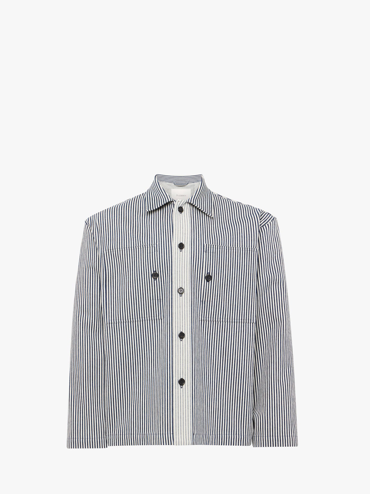 CL_PATCH POCKET OVERSHIRT - OFF WHITE/NAVY_SH0373PG1819