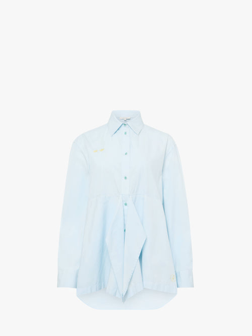 PEPLUM DRAPE SHIRT