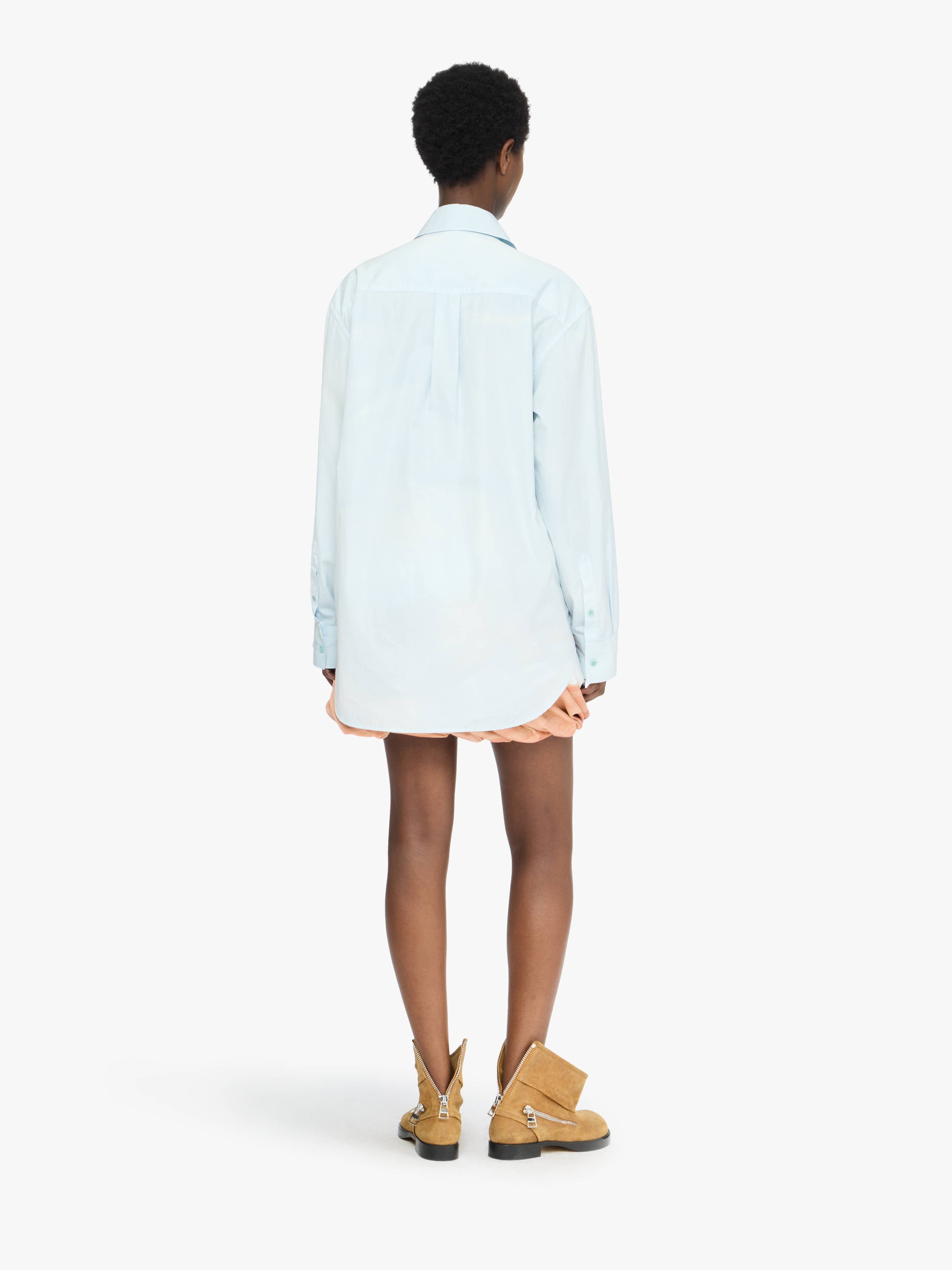 PEPLUM DRAPE SHIRT