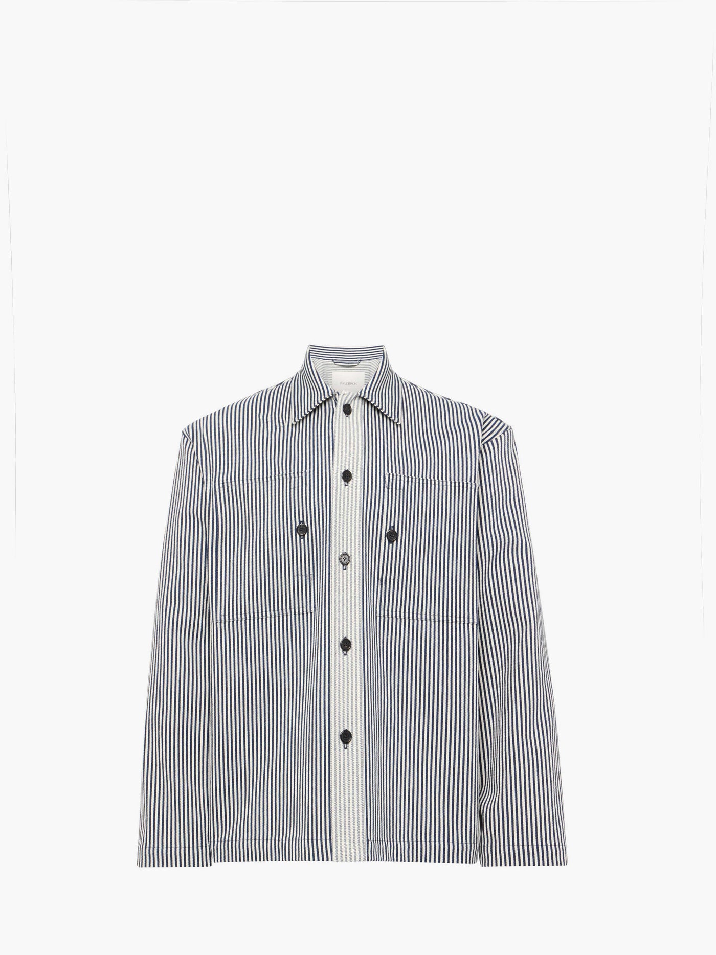 CL_PATCH POCKET OVERSHIRT - OFF WHITE/NAVY_SH0383PG1819