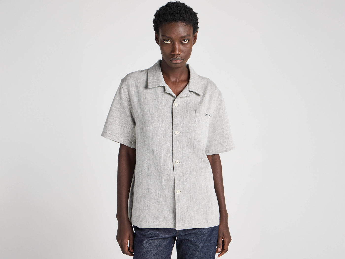 Unisex JW ANDERSON X GUINNESS LINEN SHIRT IN CLAY