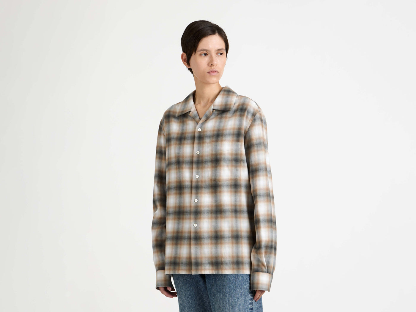 check shirt biscuit Model Detail 1