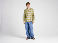 MENS CHECKERED SHIRT IN APPLE GREEN