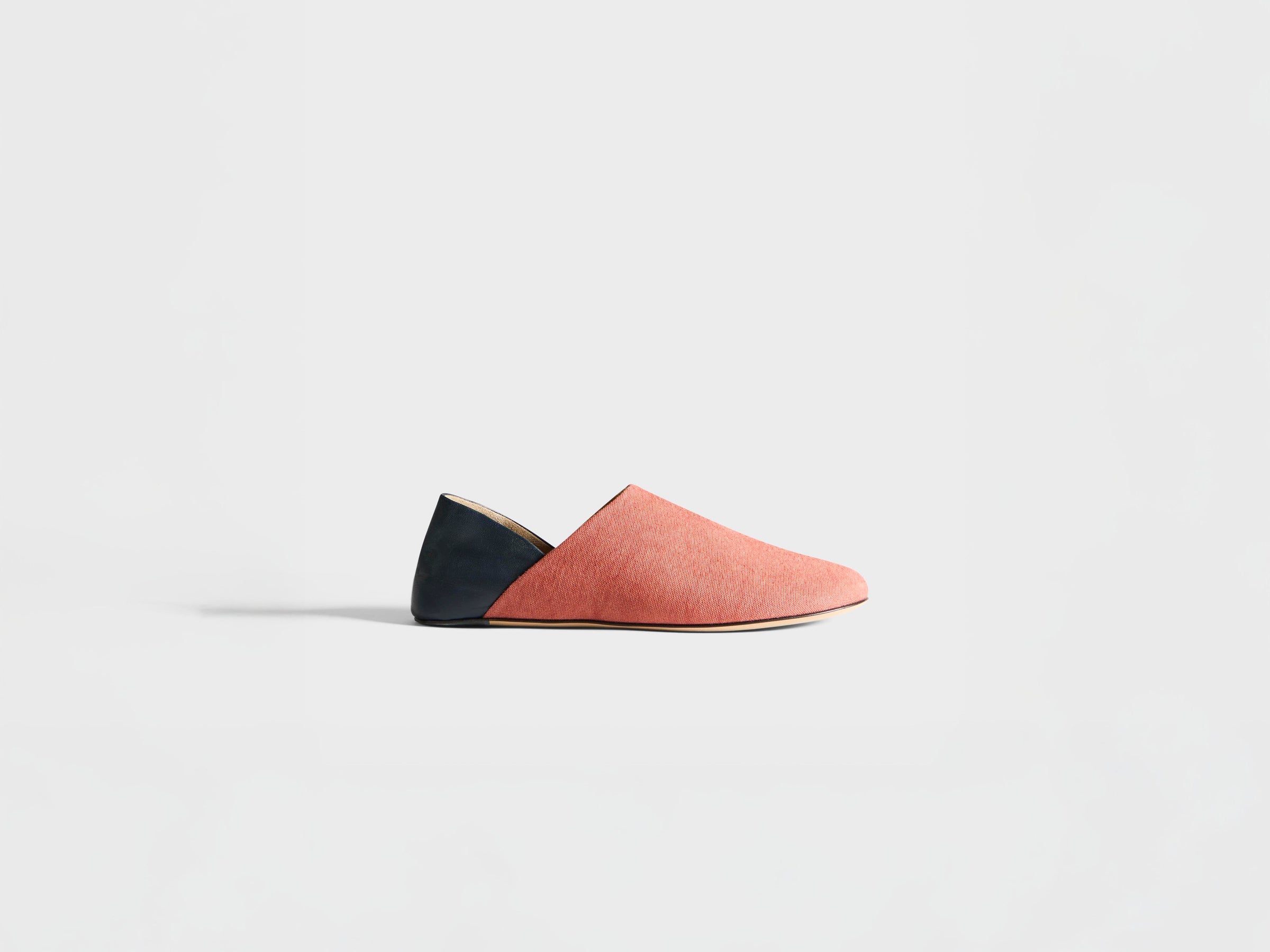 WOMENS SLIPPER MULES IN RUST & MULTI