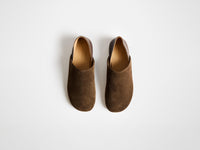 babouche w chocolate brown Product Angle 2
