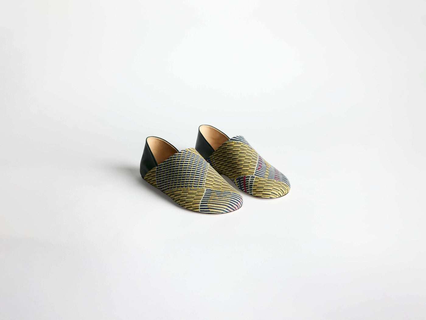 babouche m yellow multi Product Angle 2