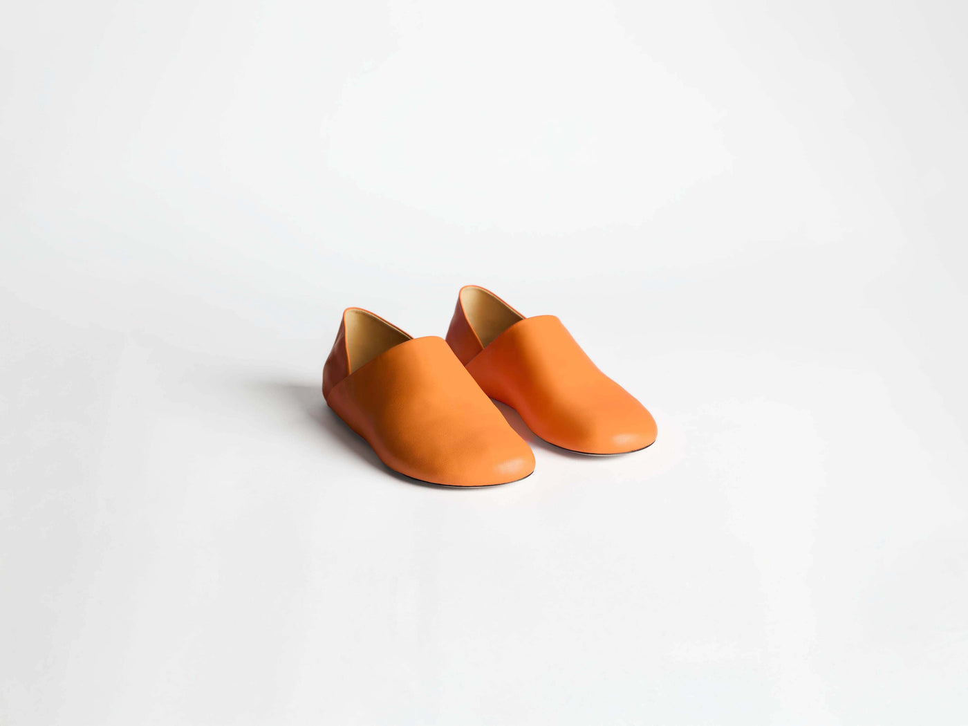 babouche m orange Product Angle 2
