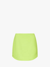 CL_CURVED HEM MINI SKIRT - LIME_SK0185PG1690
