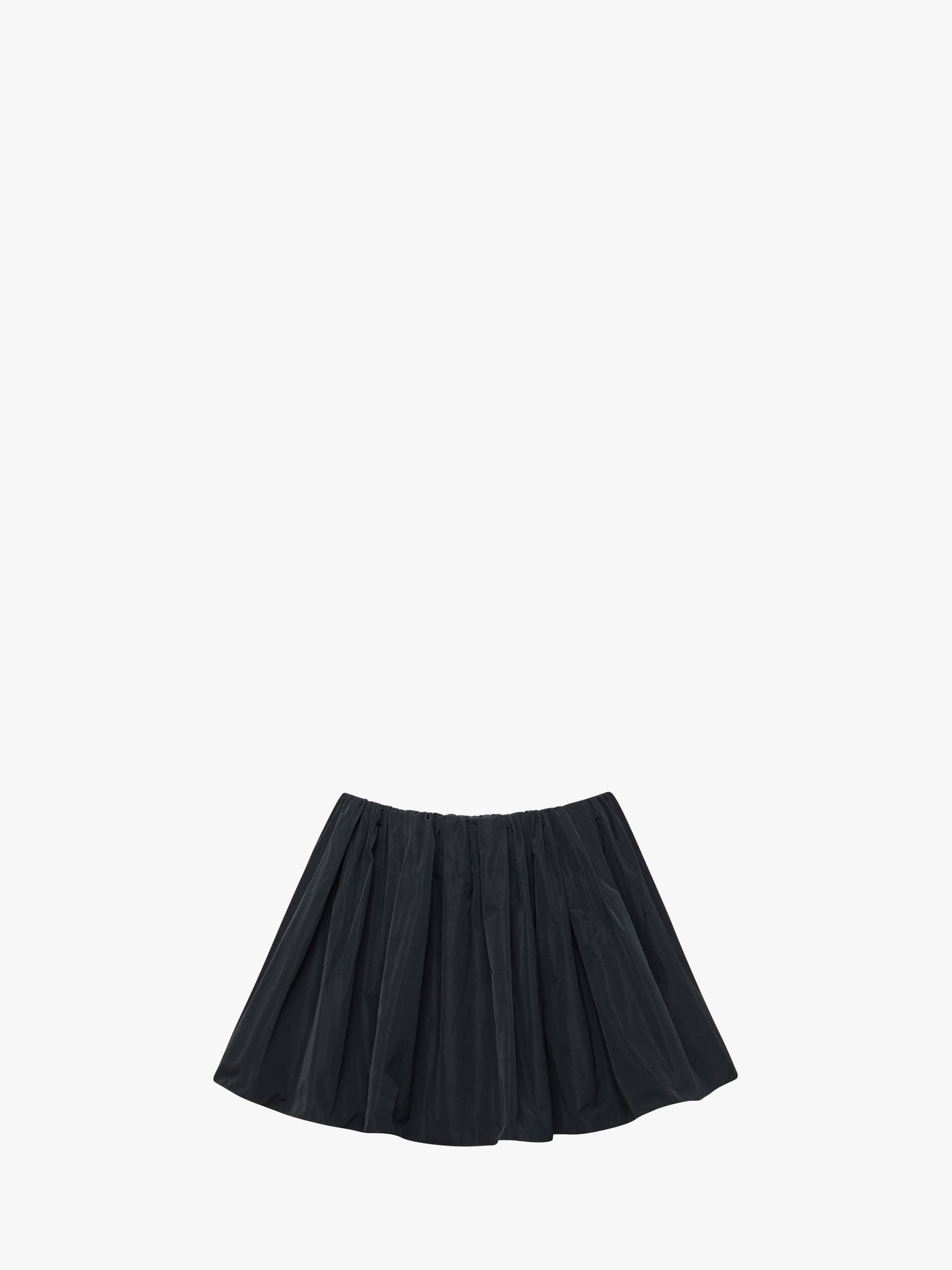 CL_GATHERED SKORT - BLACK_SK0192PG1765
