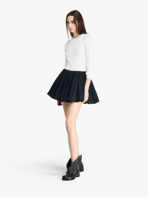 GATHERED CIRCLE SKORT