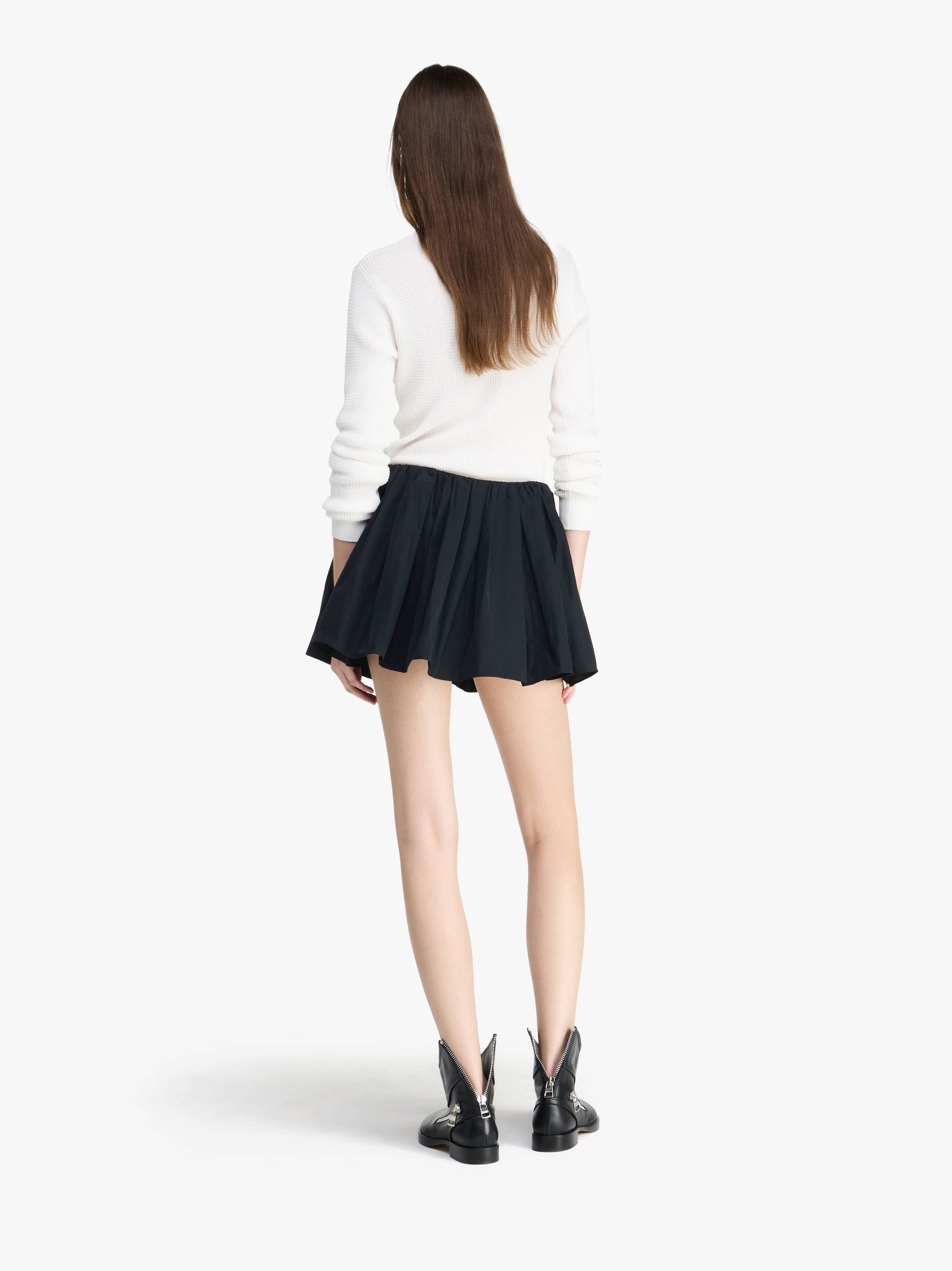 GATHERED CIRCLE SKORT