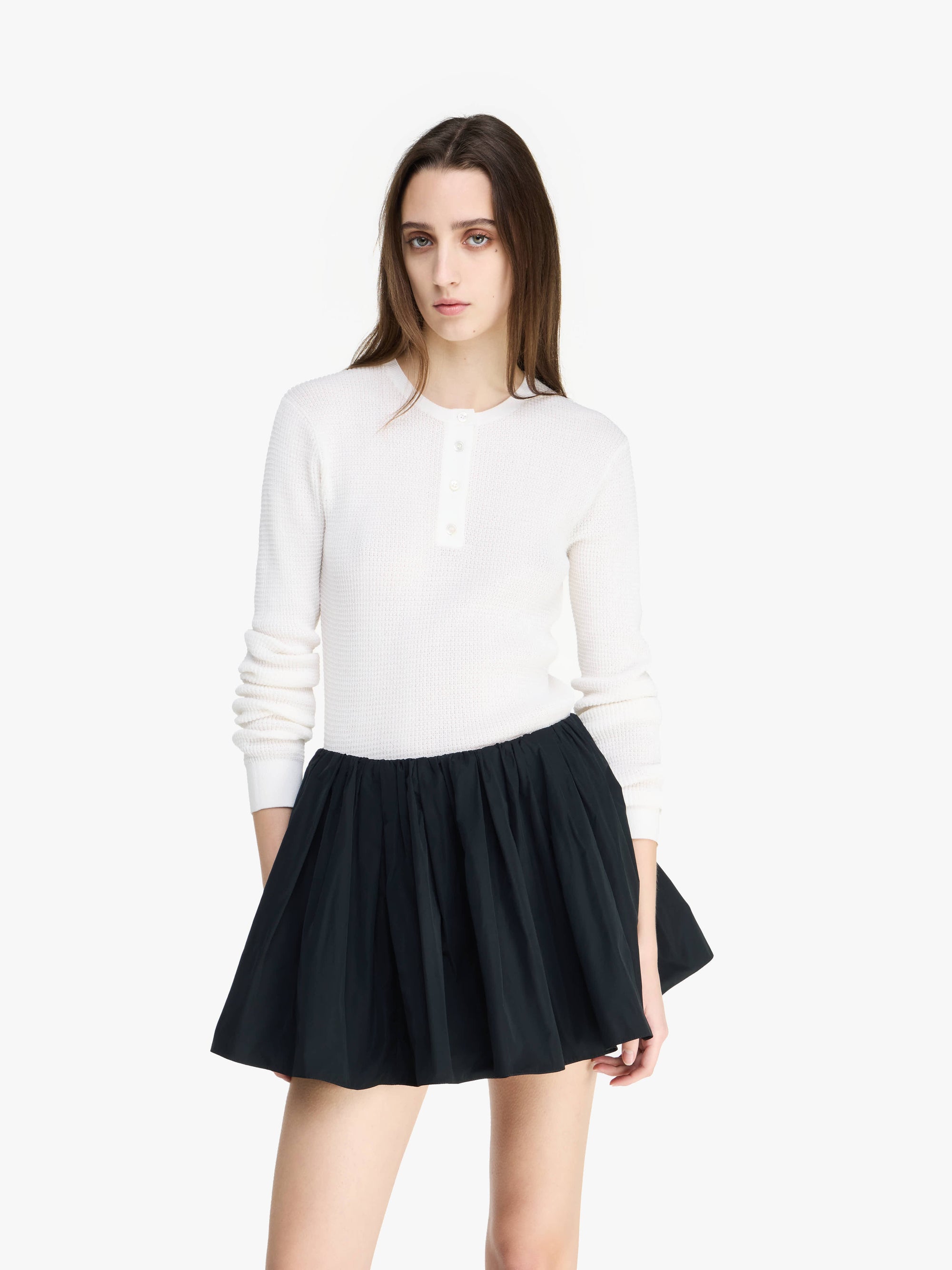 GATHERED CIRCLE SKORT