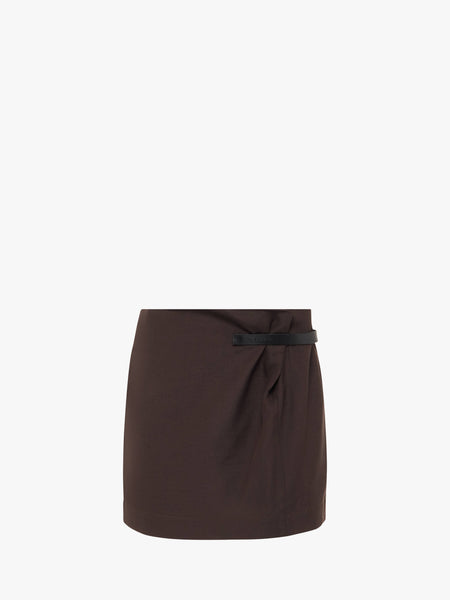 ミニスカート JW ANDERSON Women Mini Skirts DK0020 PG1195 GREY PANELED MINI DENIM SKIRT - Dark Grey – Coplons