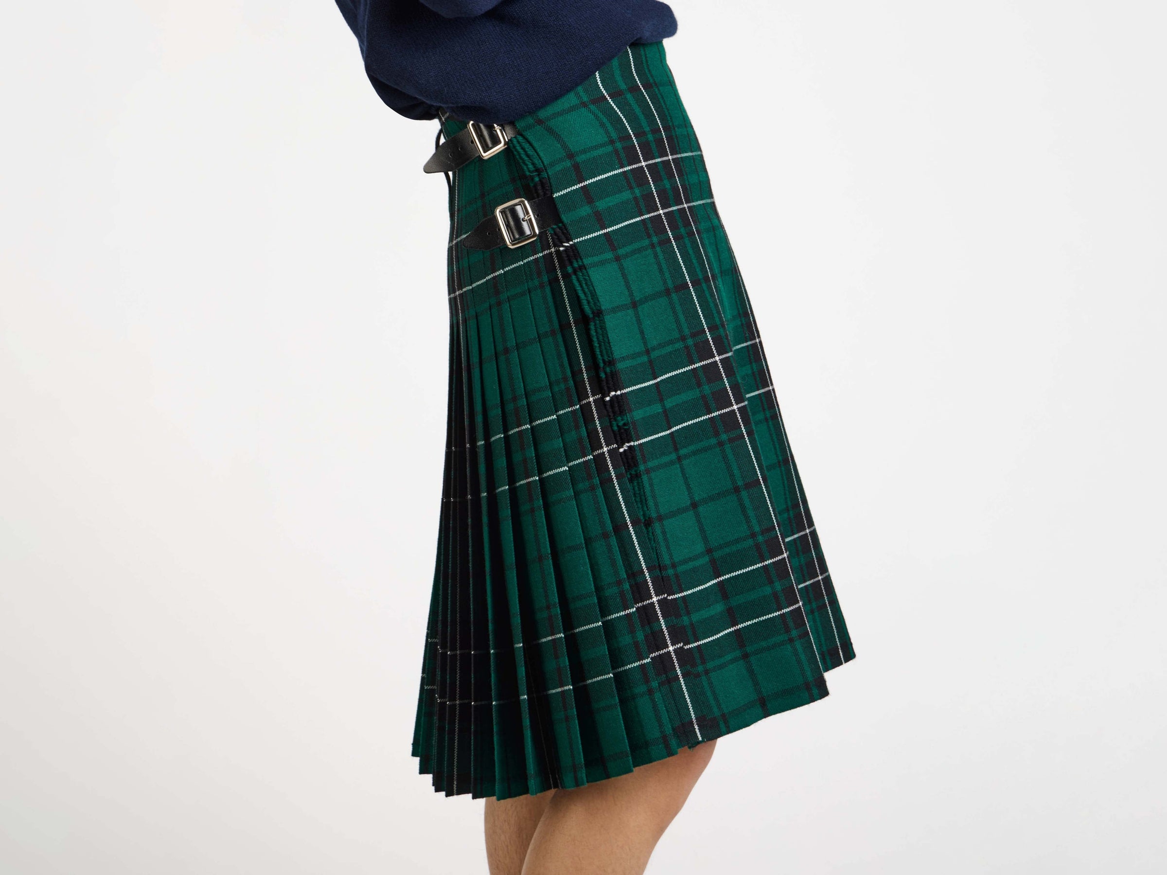kilt forest green Model Detail 5