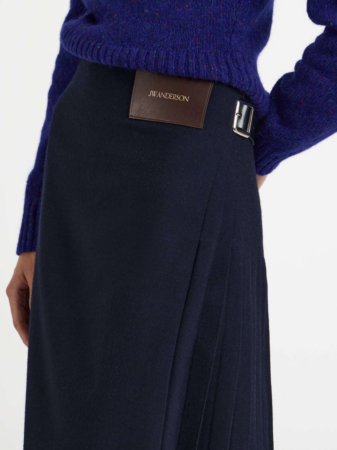 WOMENS KILT IN NAVY
