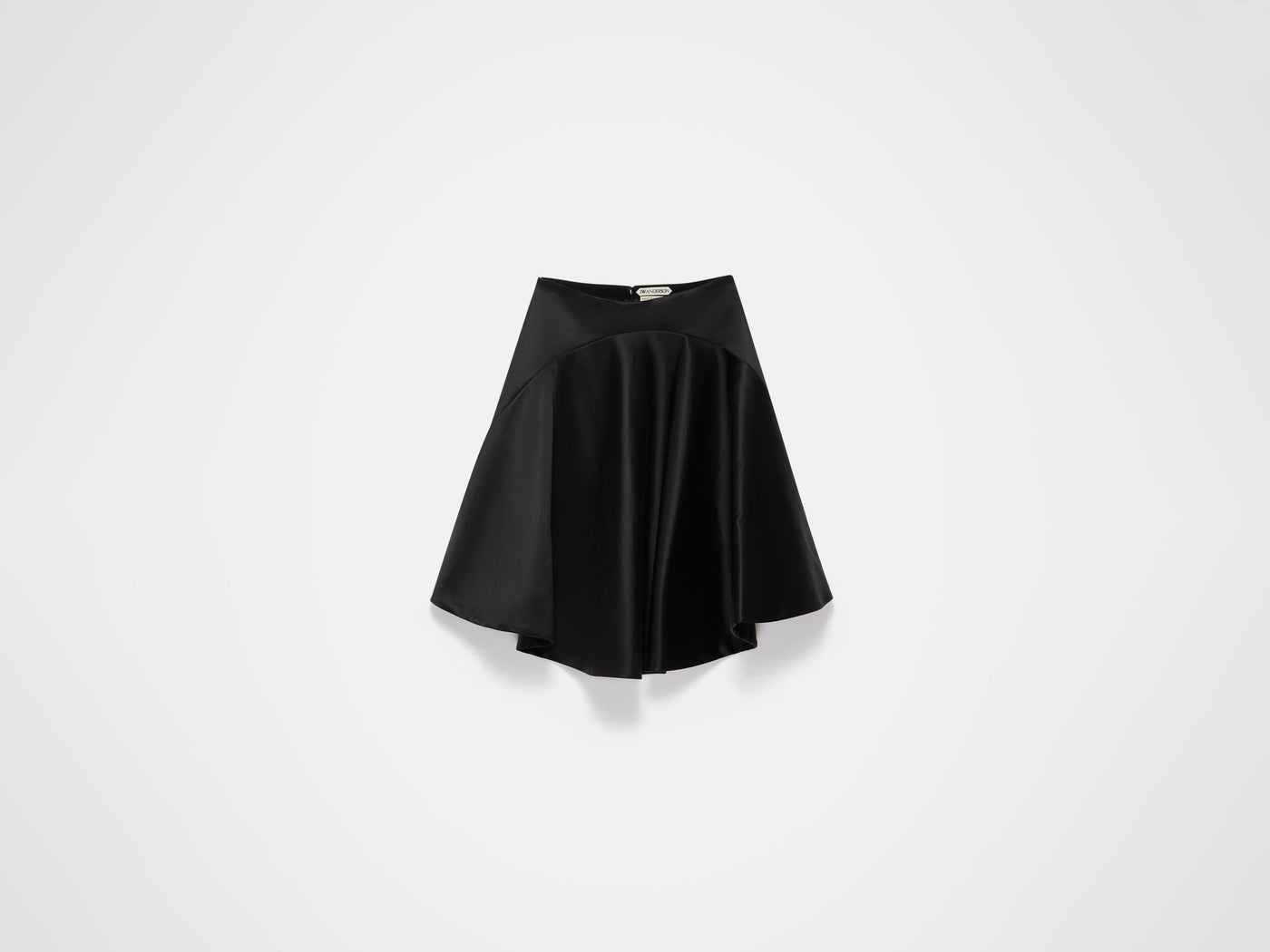 tipped hem skirt black Product Front 3