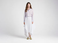 WOMENS PLEATED SKIRT IN WHITE