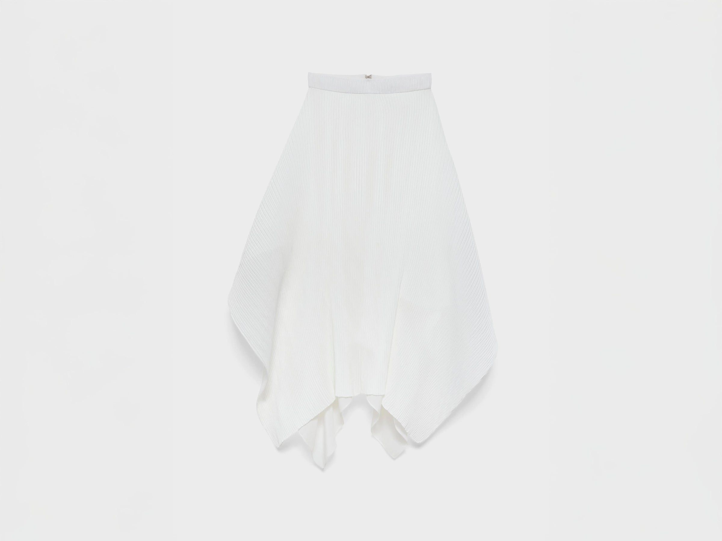 WOMENS PLEATED SKIRT IN WHITE