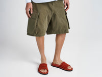 MENS FUSSBETT LOAFER SUEDE SLIDES IN RUST