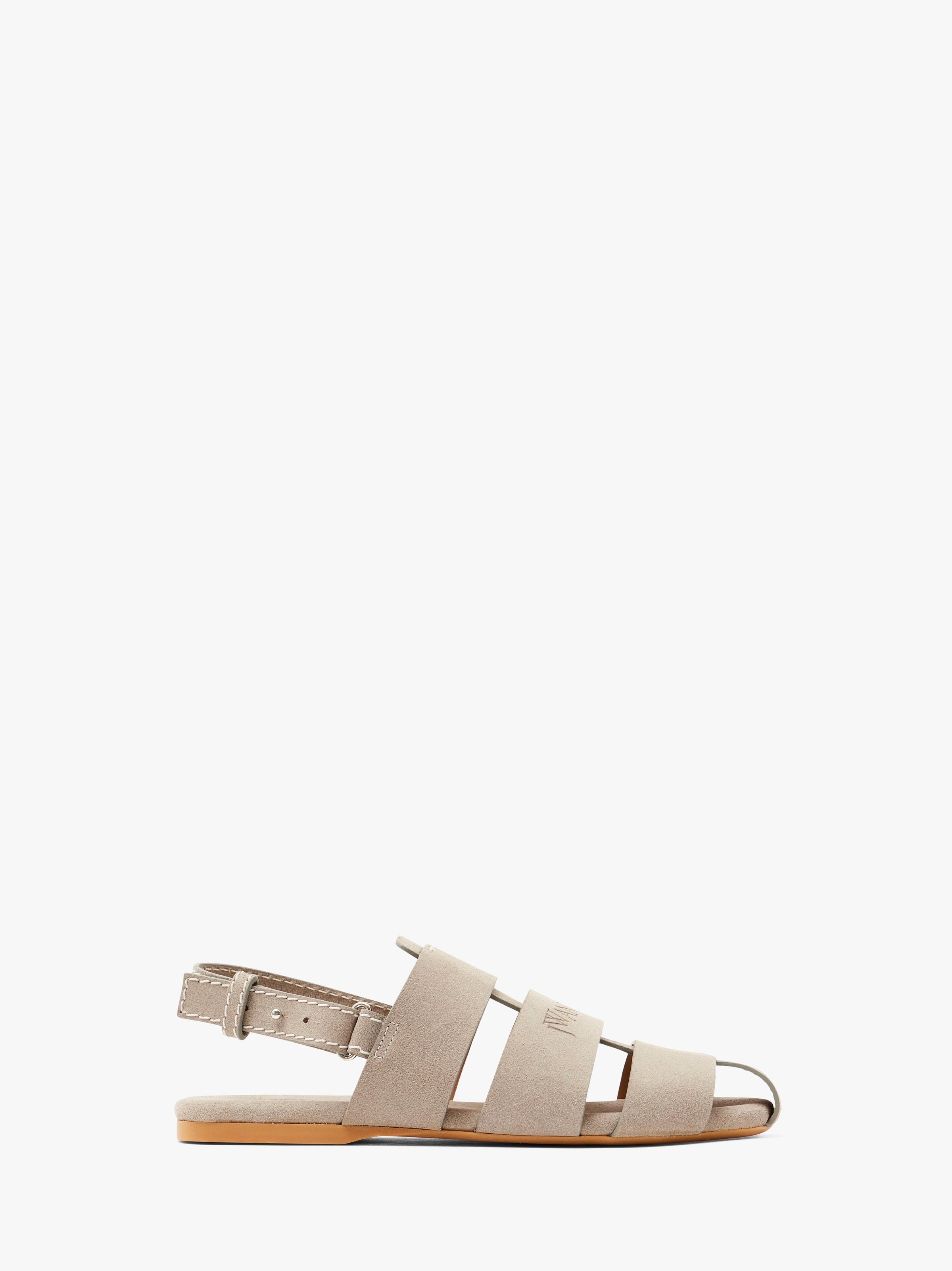 CL_STRIPE FLAT SANDAL M - BLUE_SN0091LA0359