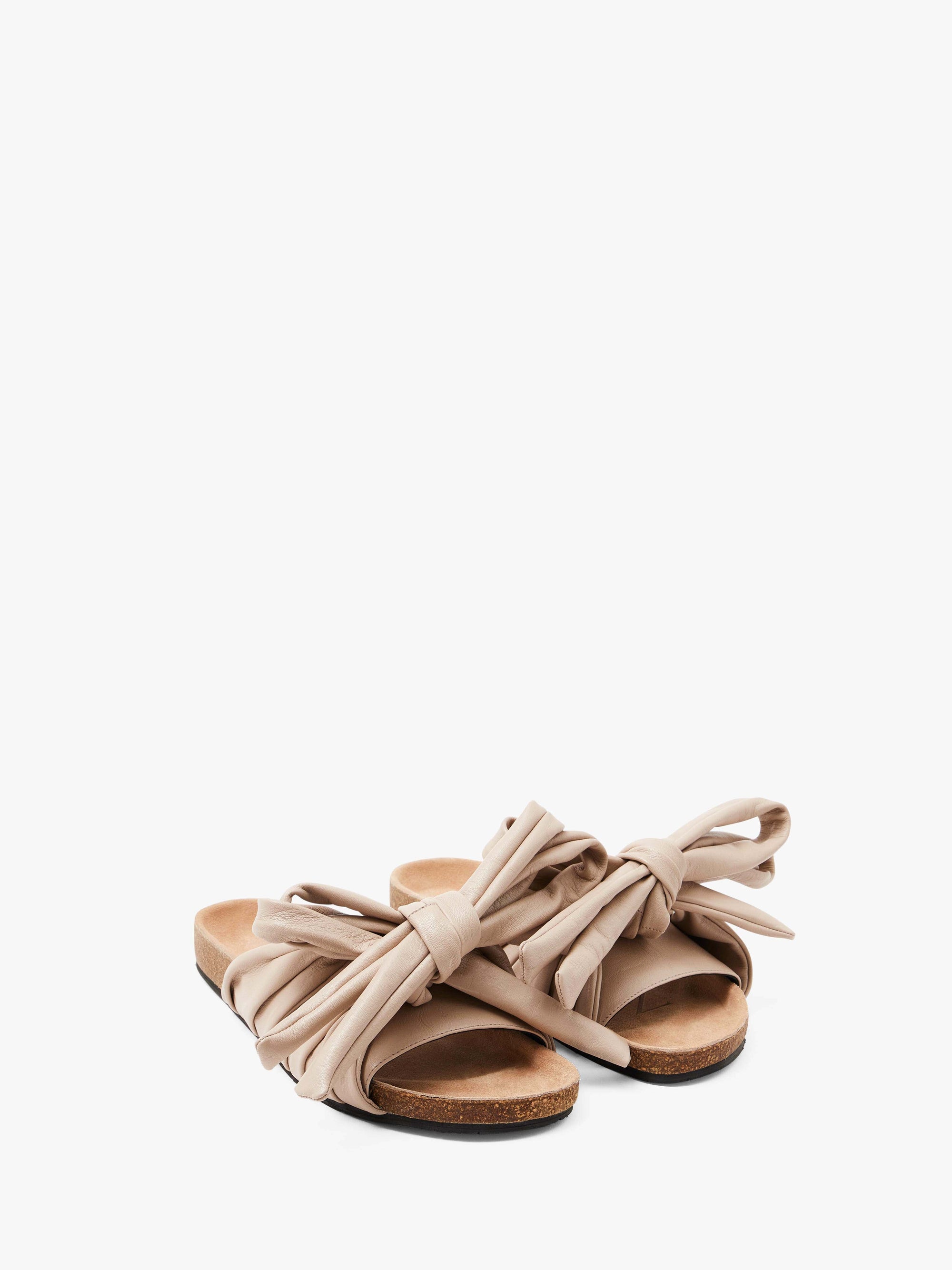 BOW FLAT SANDALS