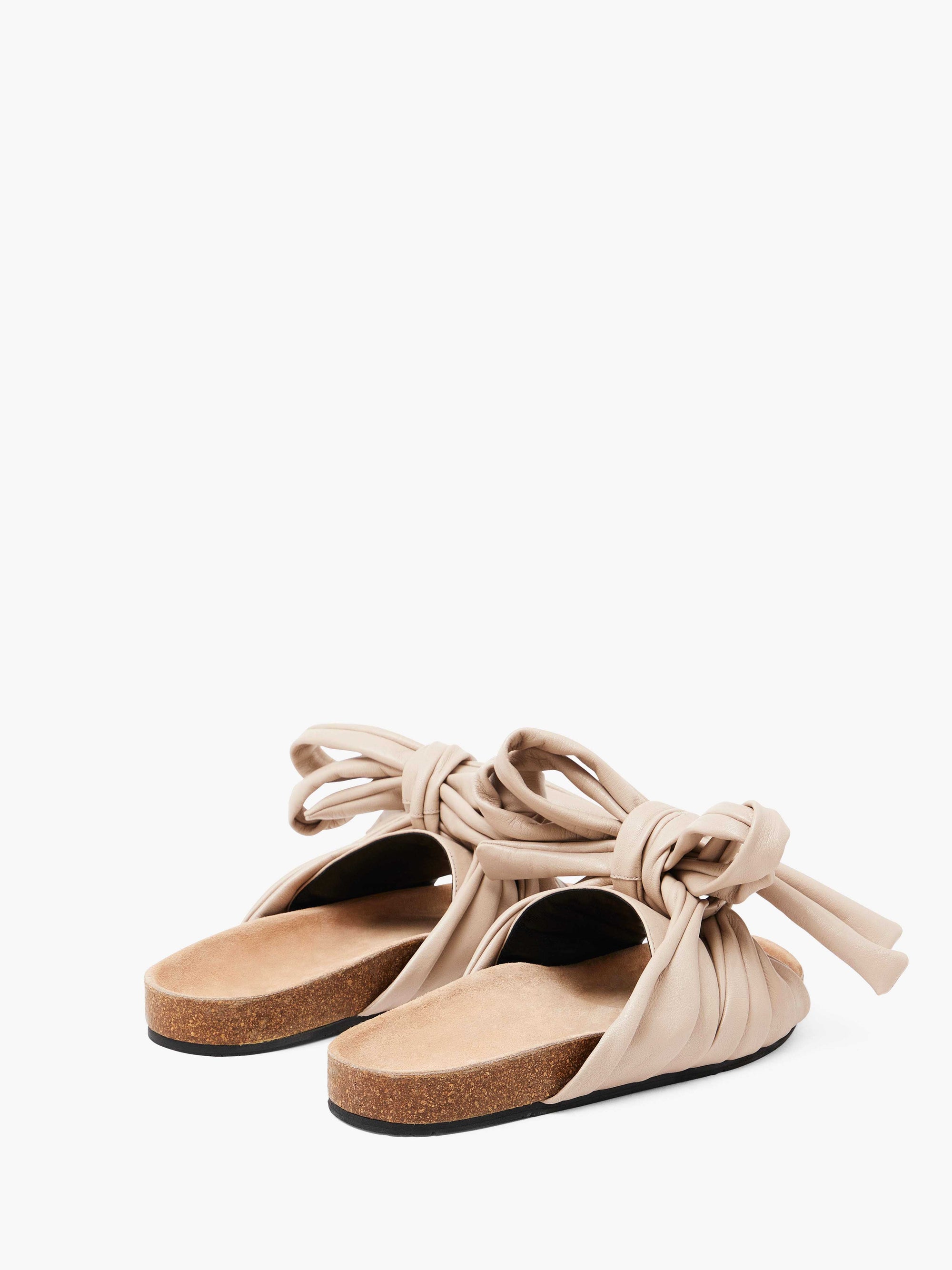 BOW FLAT SANDALS