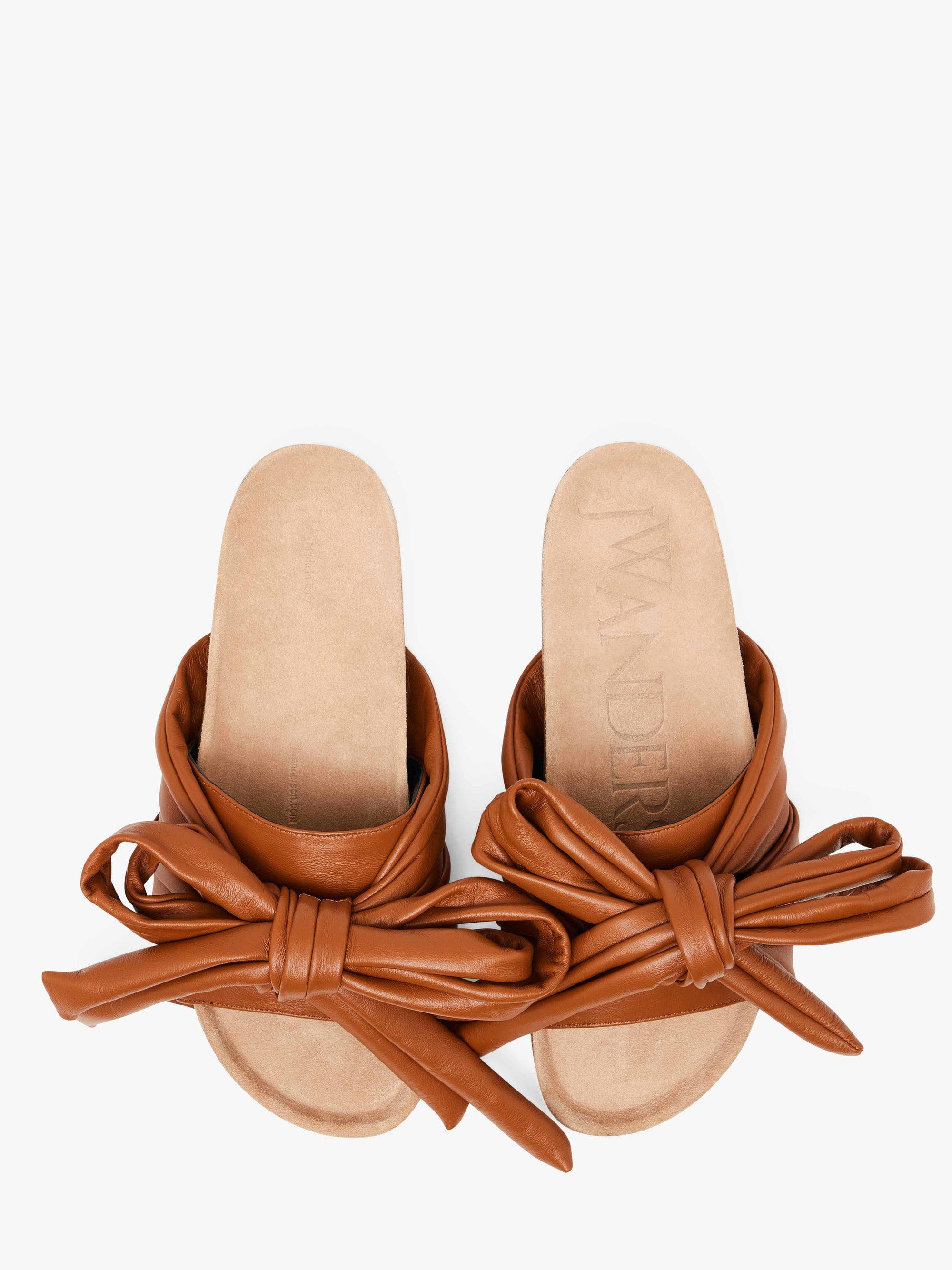 BOW FLAT SANDALS