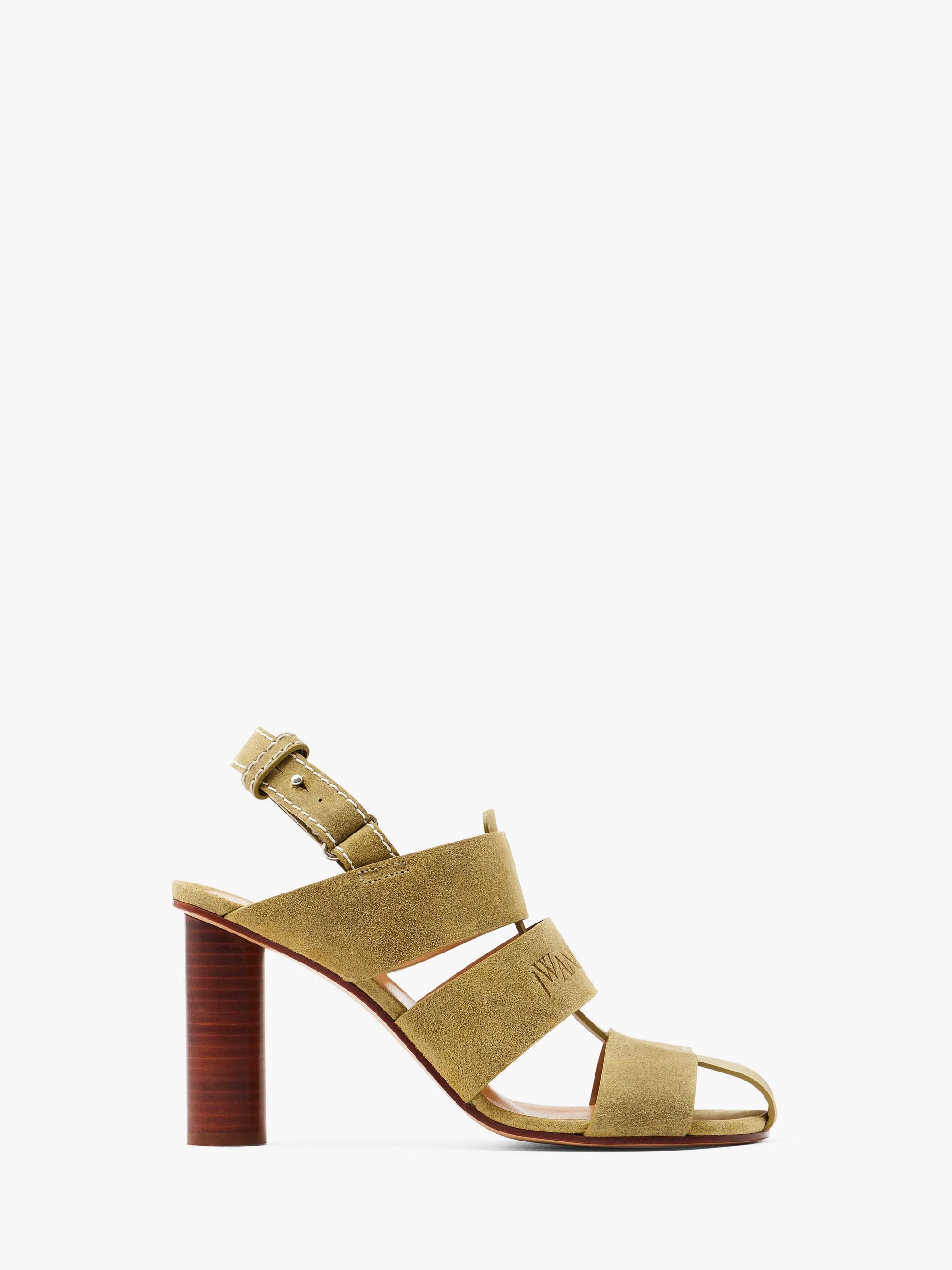 SUEDE HEELED FISHERMAN SANDALS