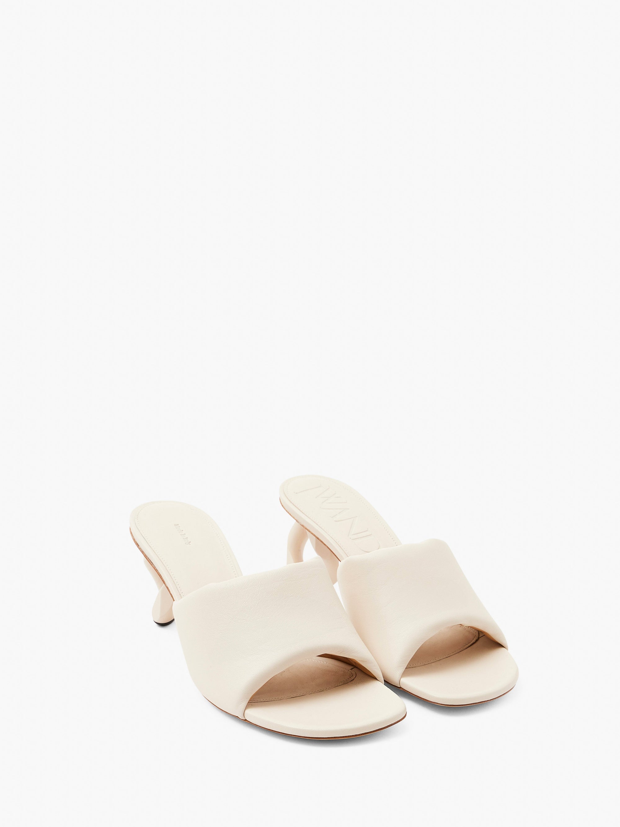 CHAIN LOAFER LEATHER MULES