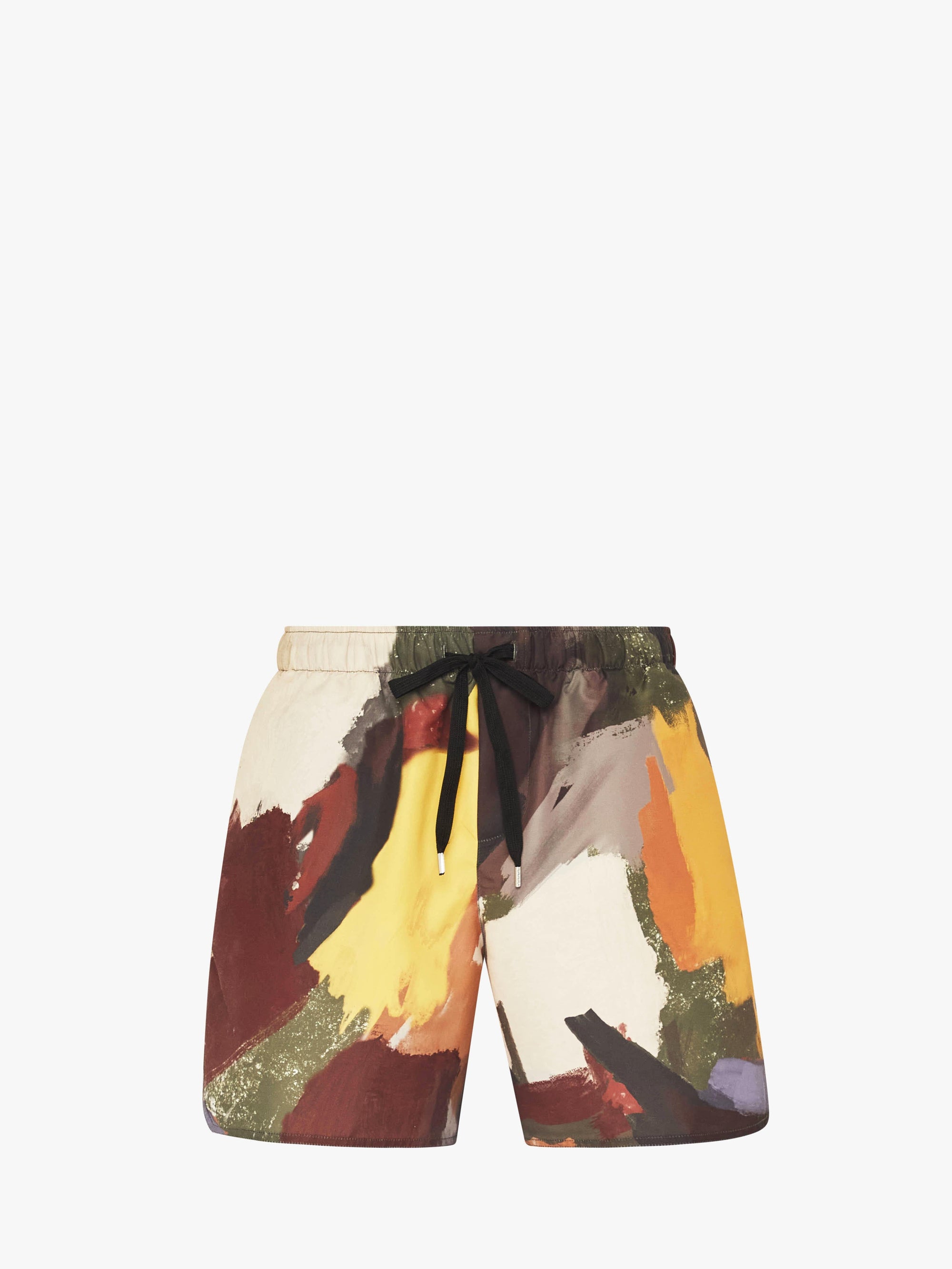 'ABSTRACT' PRINTED SWIM SHORTS