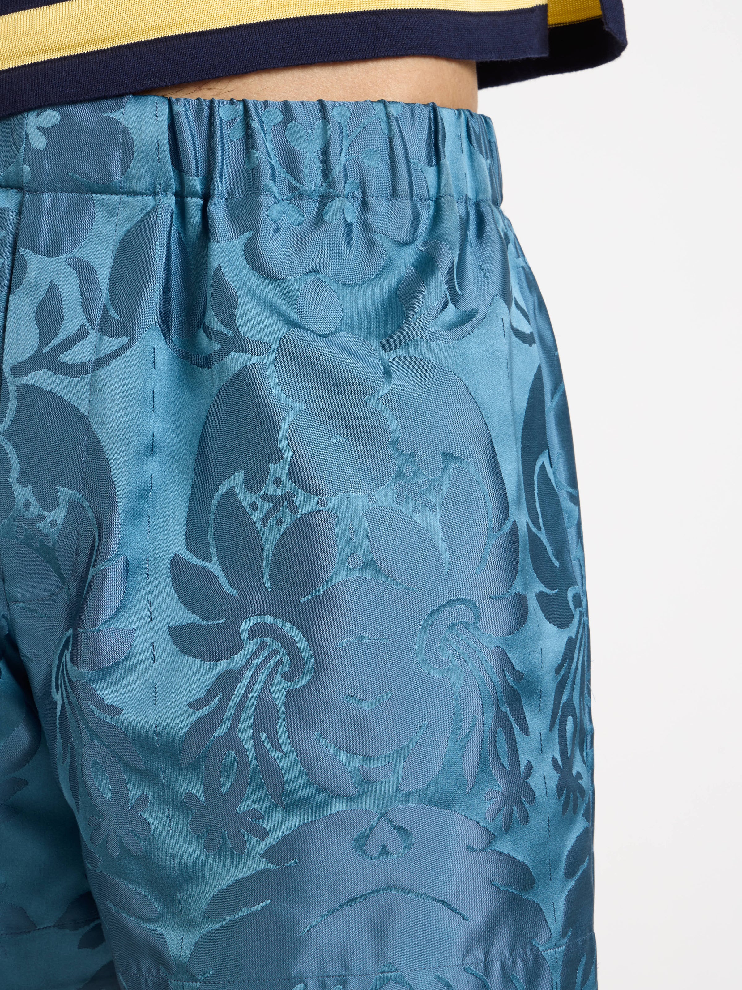 drawstring shorts airforce blue Model Detail 2