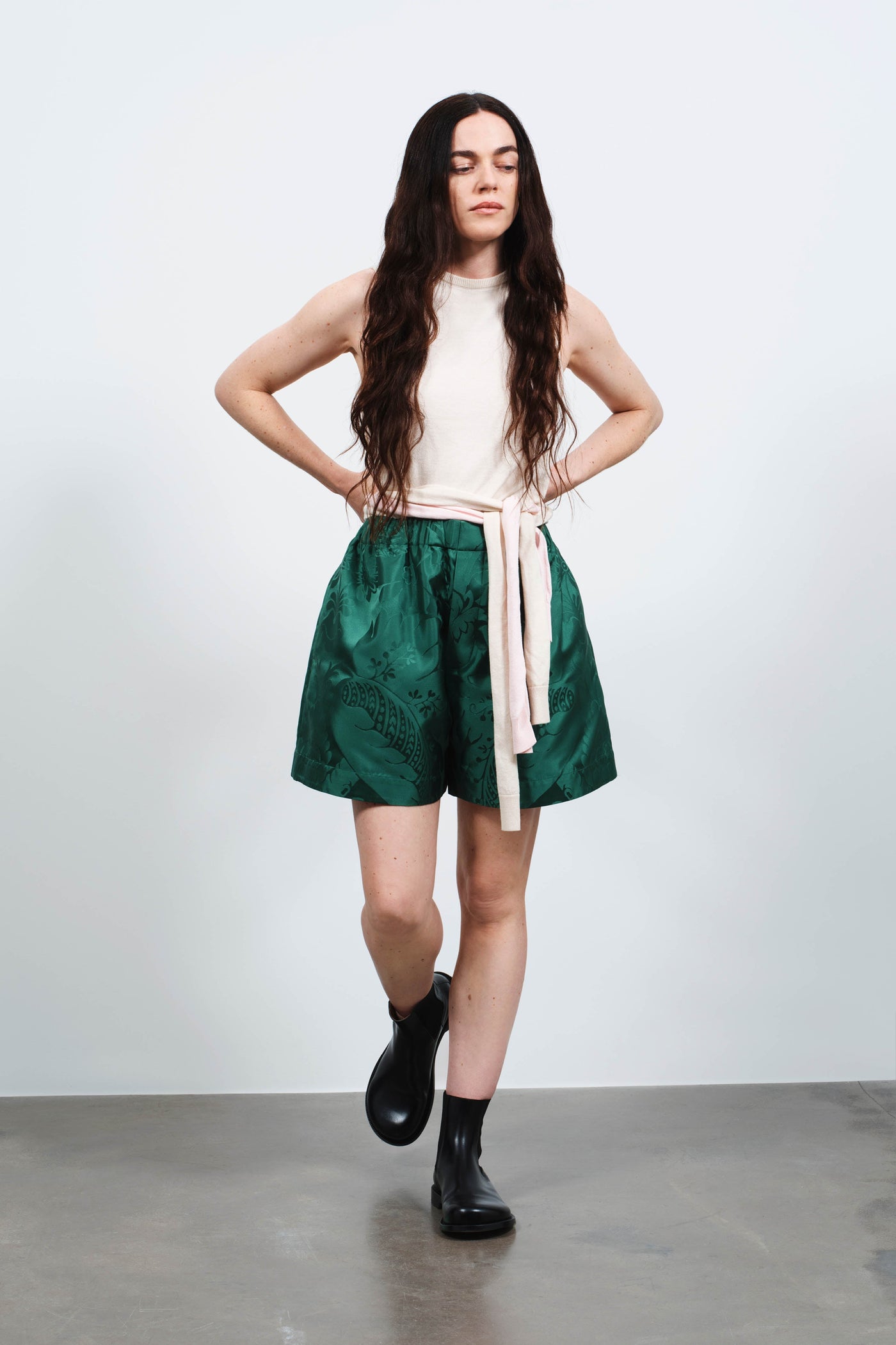drawstring shorts emerald 1 Creative 1