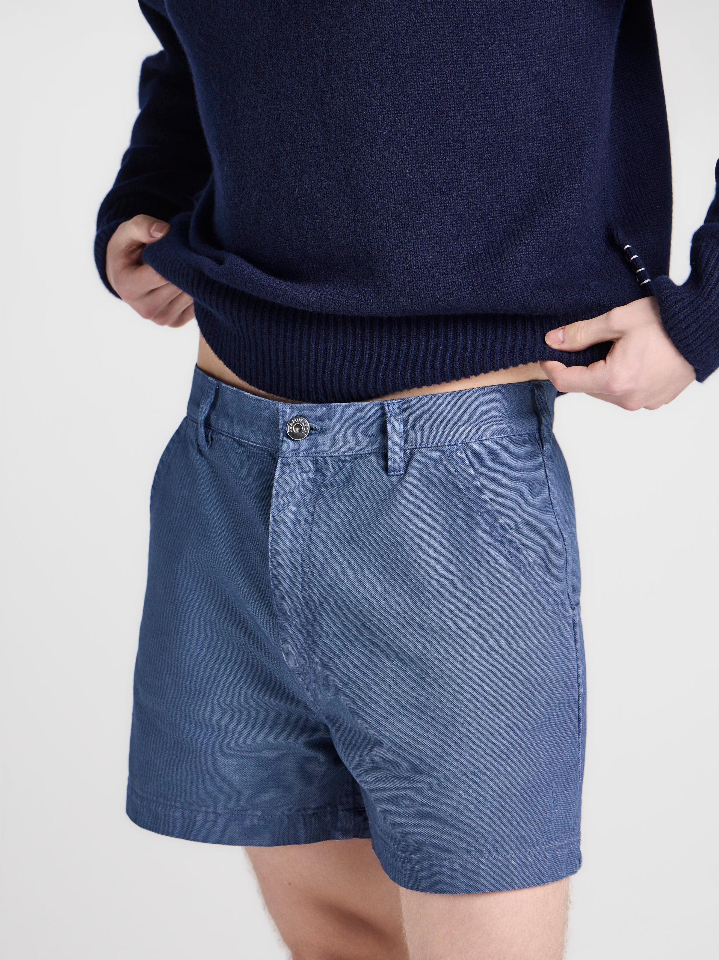 MENS HIKING SHORTS IN STEEL BLUE