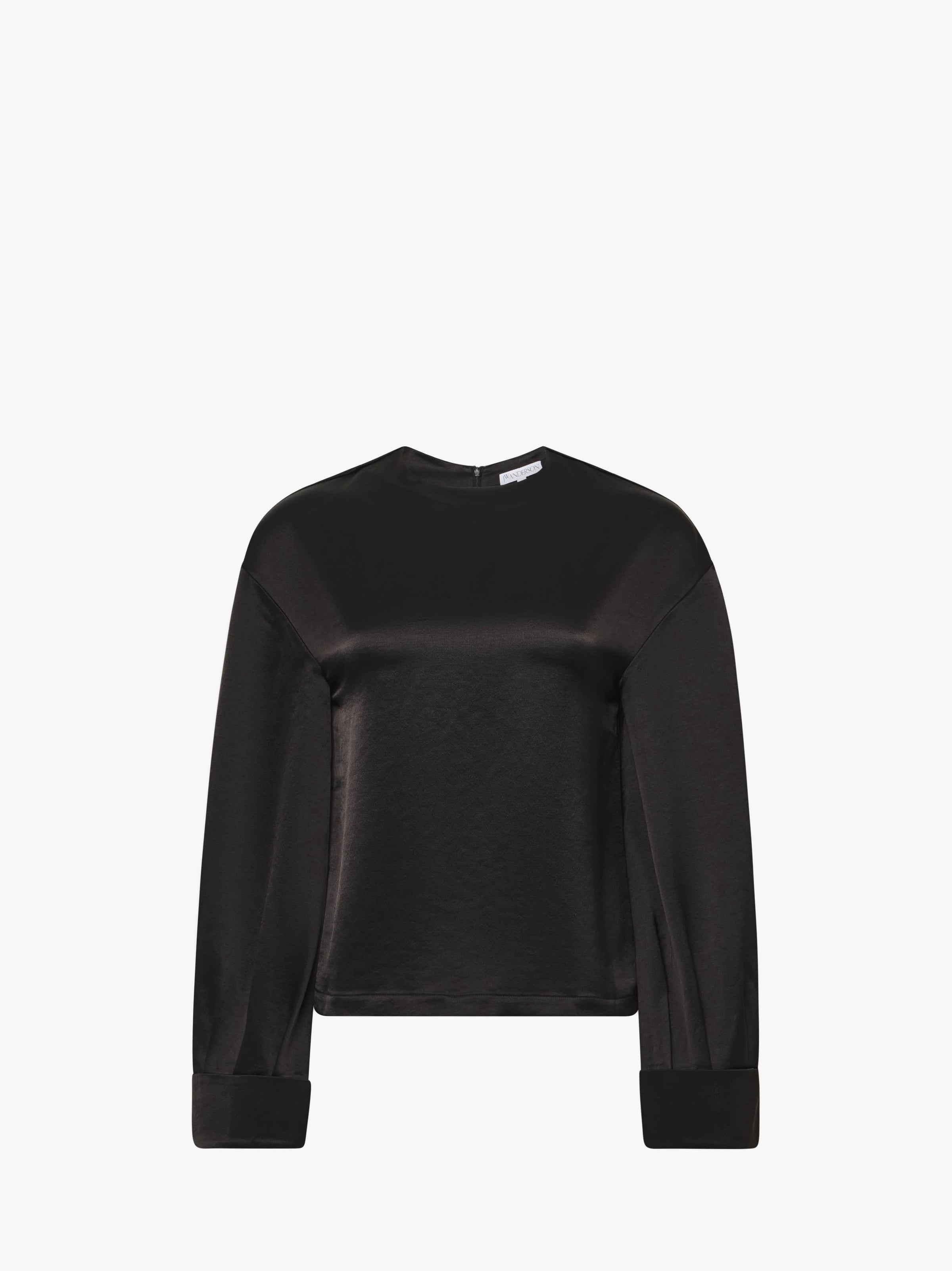 CL_TWISTED SLEEVE TOP - OFF WHITE_TP0346PG1693