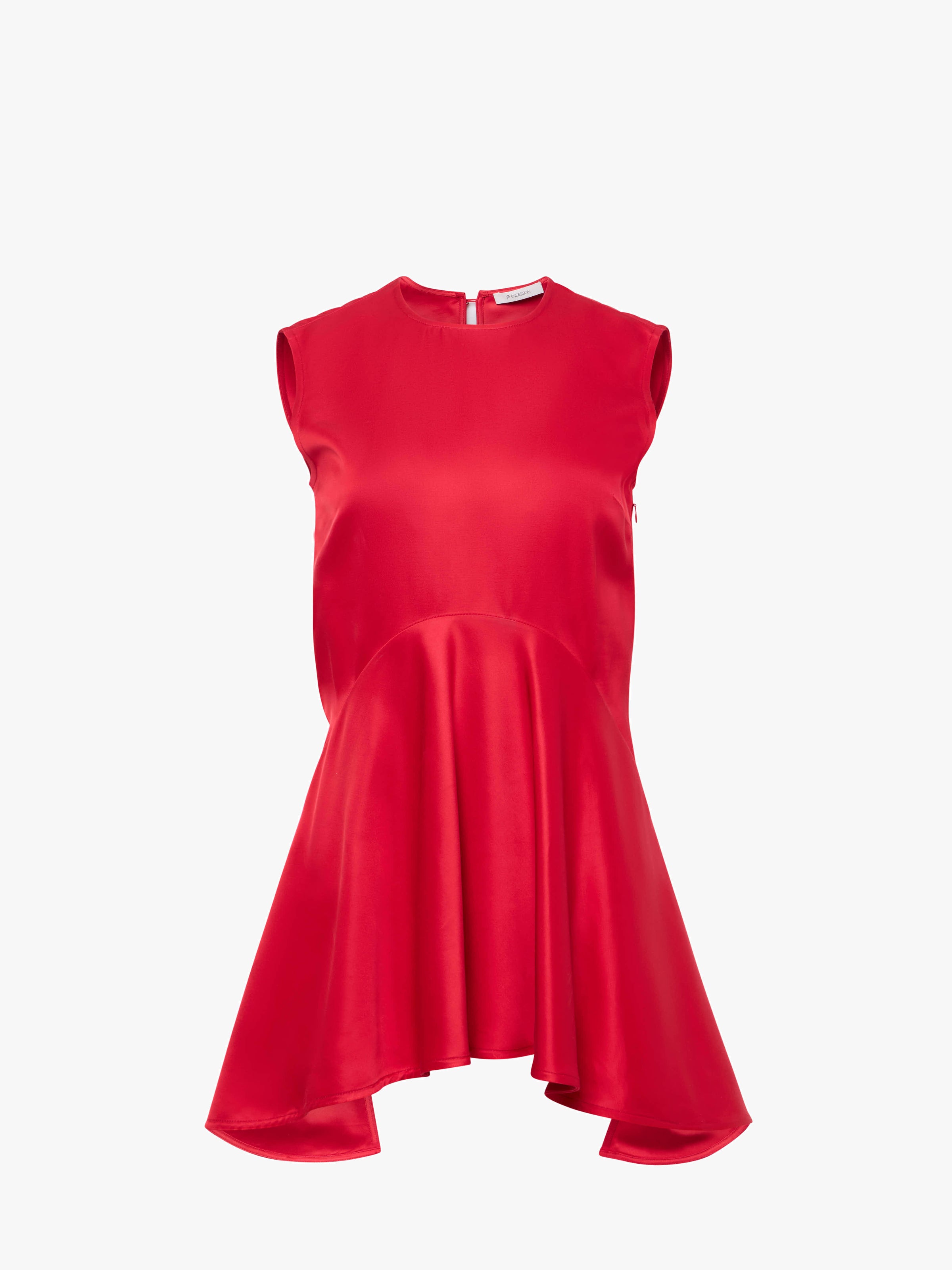 CL_DRAPED HEM SLEEVELESS TOP - CRIMSON RED_TP0361PG1766